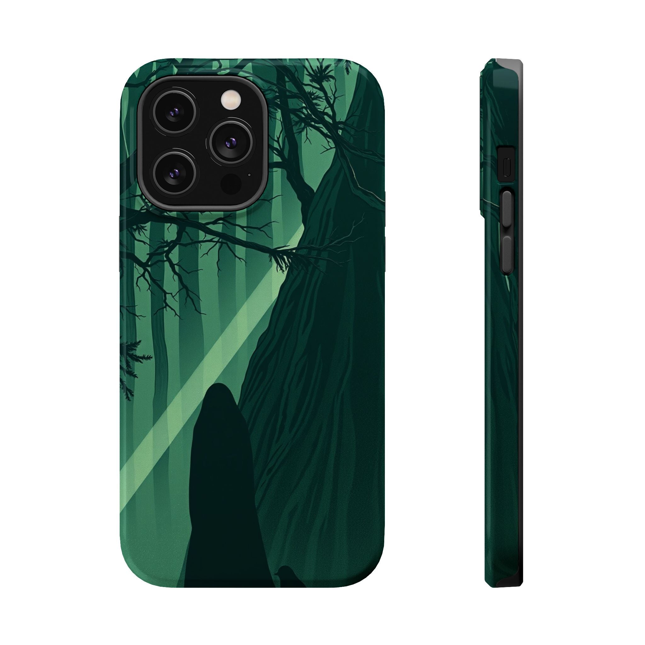 iPhone Sage And Ivory Dark Forest Spirits Slim Everyday Designer Case · iPhone C