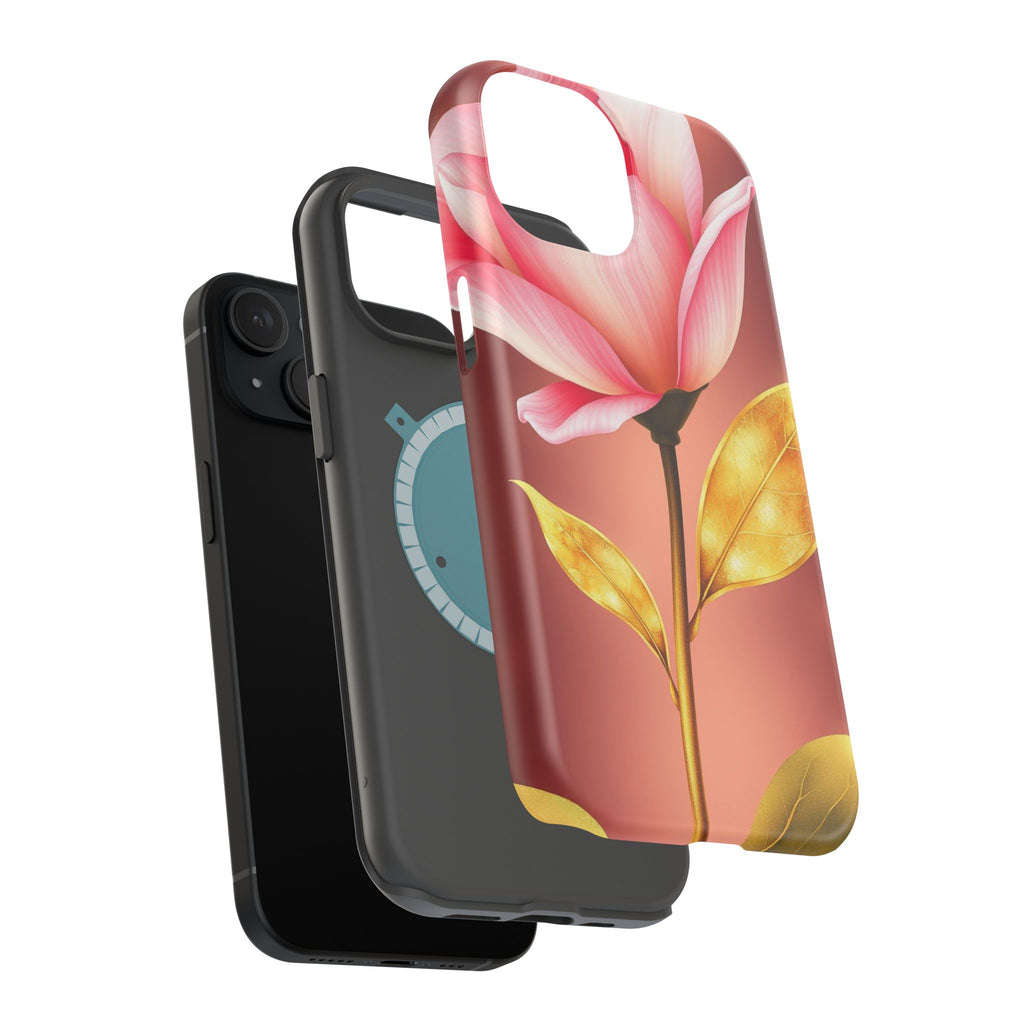 iPhone Dreamy Bloom and Leaf Design 14 Slim Everyday Designer Case · iPhone Case