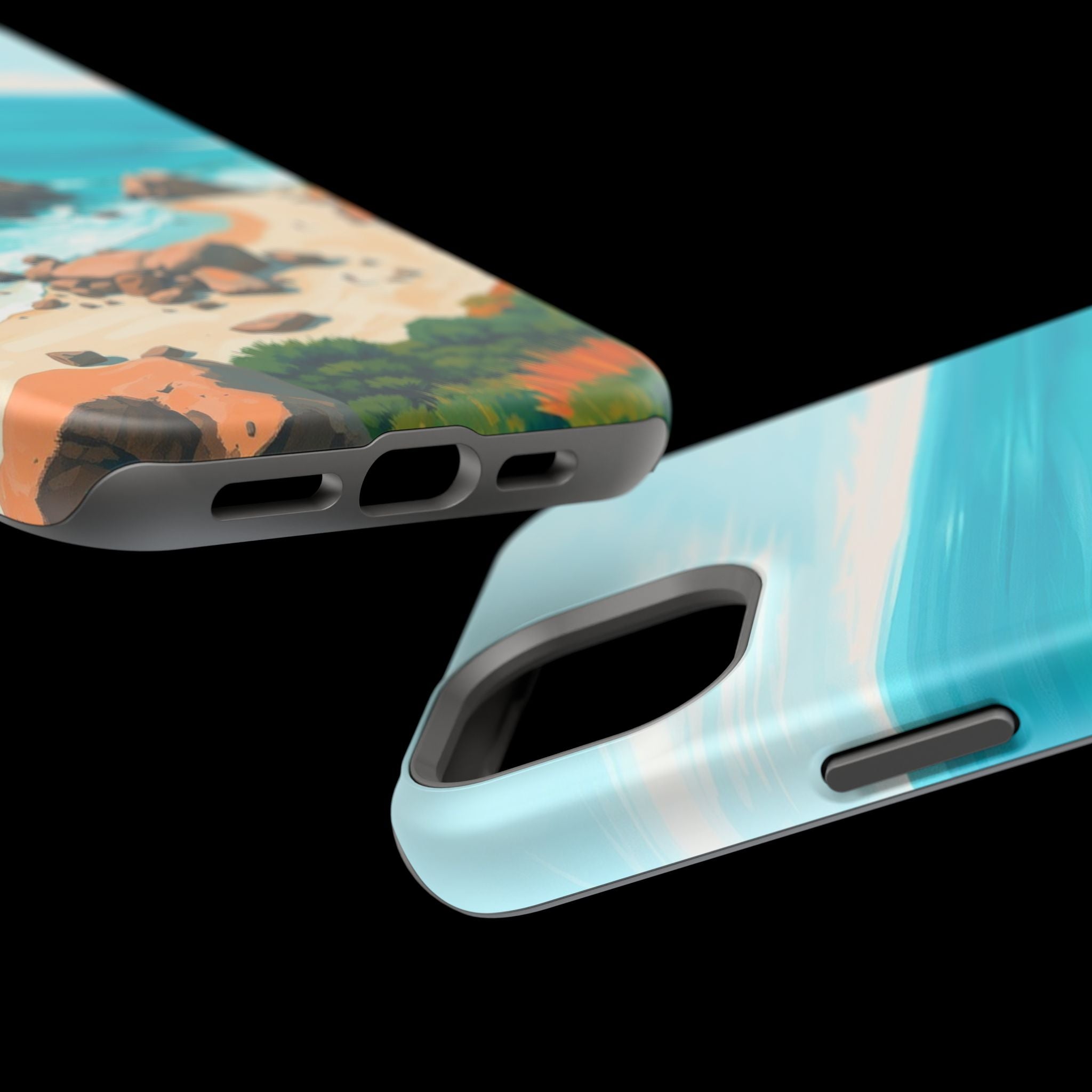 iPhone Pebble Beach Cinematic Art Bold Modern Everyday Snap Case · iPhone Case
