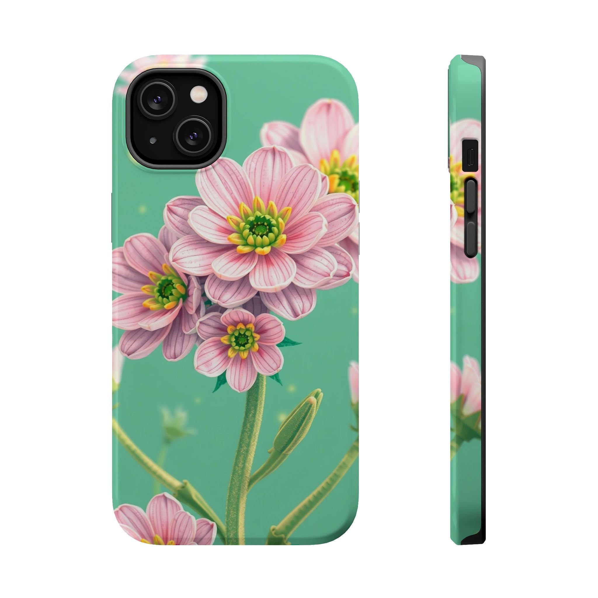 iPhone Vibrant Ranunculus Stack Design Slim Everyday Designer Case · iPhone Case