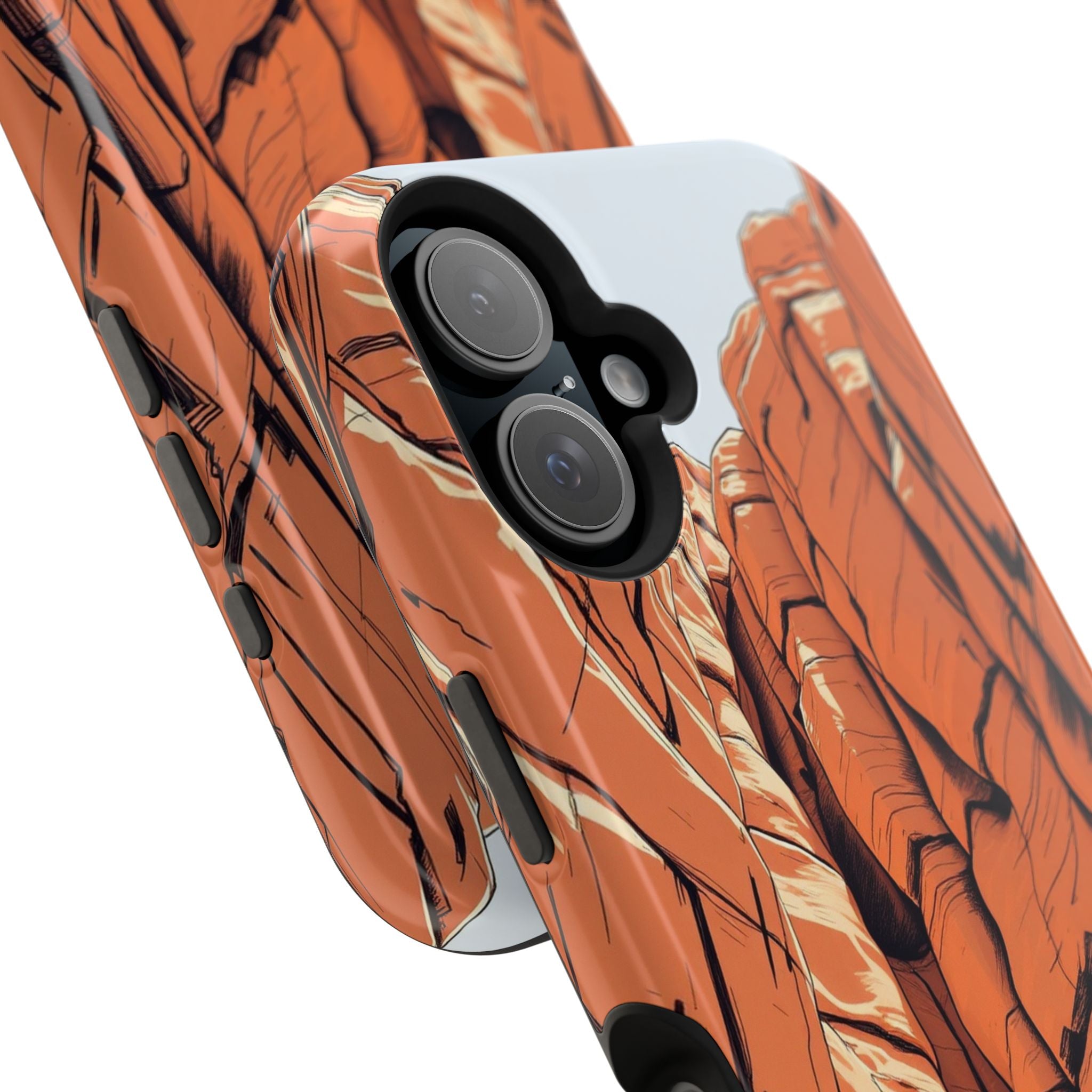 iPhone Burnt Orange And Sand Canyon Wall Slim Everyday iPhone Designer · iPhone