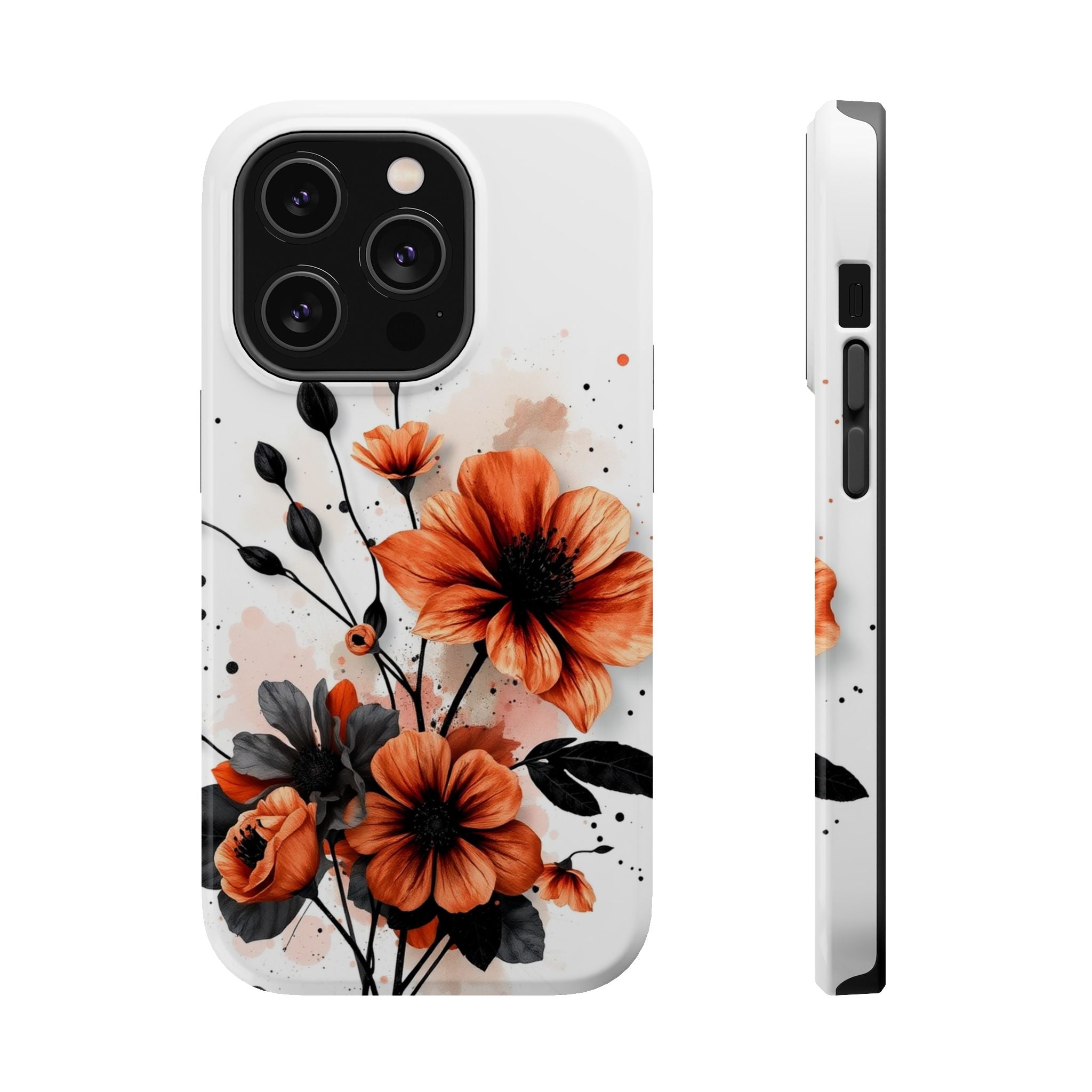 iPhone Floral Watercolor Splash 3D Digital Slim iPhone Everyday · iPhone Case