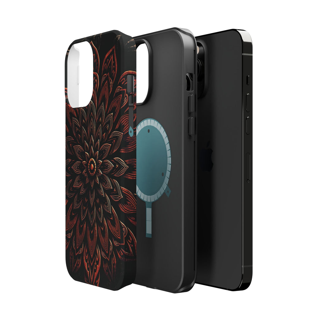 iPhone Floral Mandala Vintage Retro Poster Slim iPhone Everyday · iPhone Case