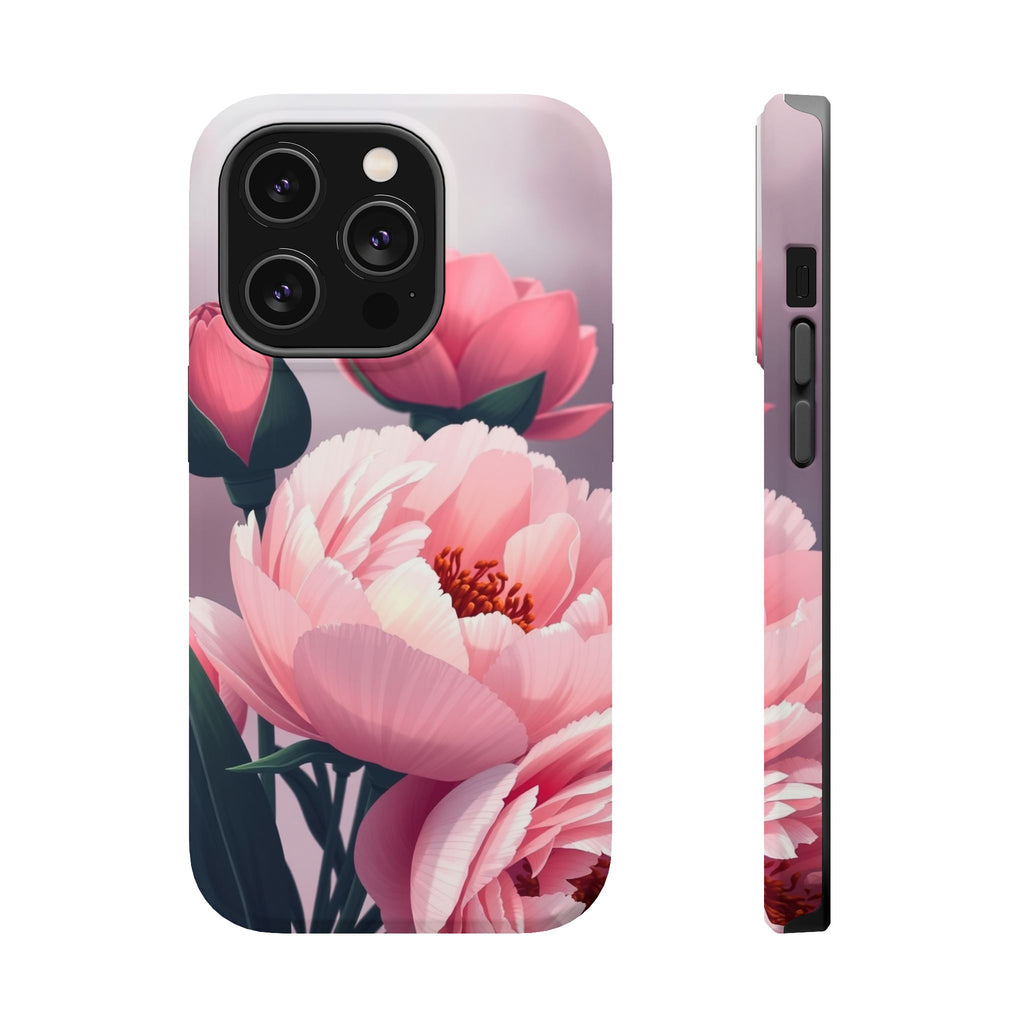 iPhone Peony Bouquet Enchanted Art Bold Modern Everyday Snap Case · iPhone Case