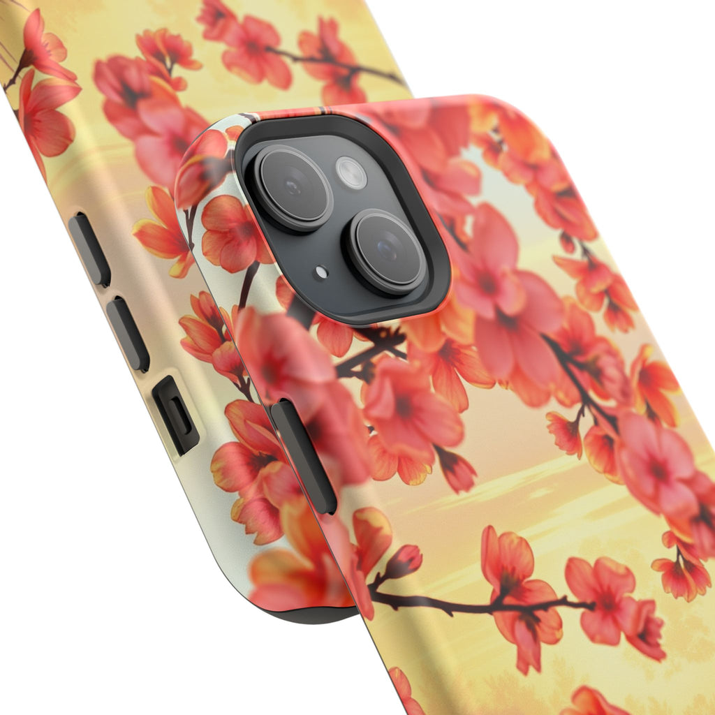 iPhone Sunset Amber And Peach Blossom Trail Slim Snap Cas Carry Case · iPhone Ca