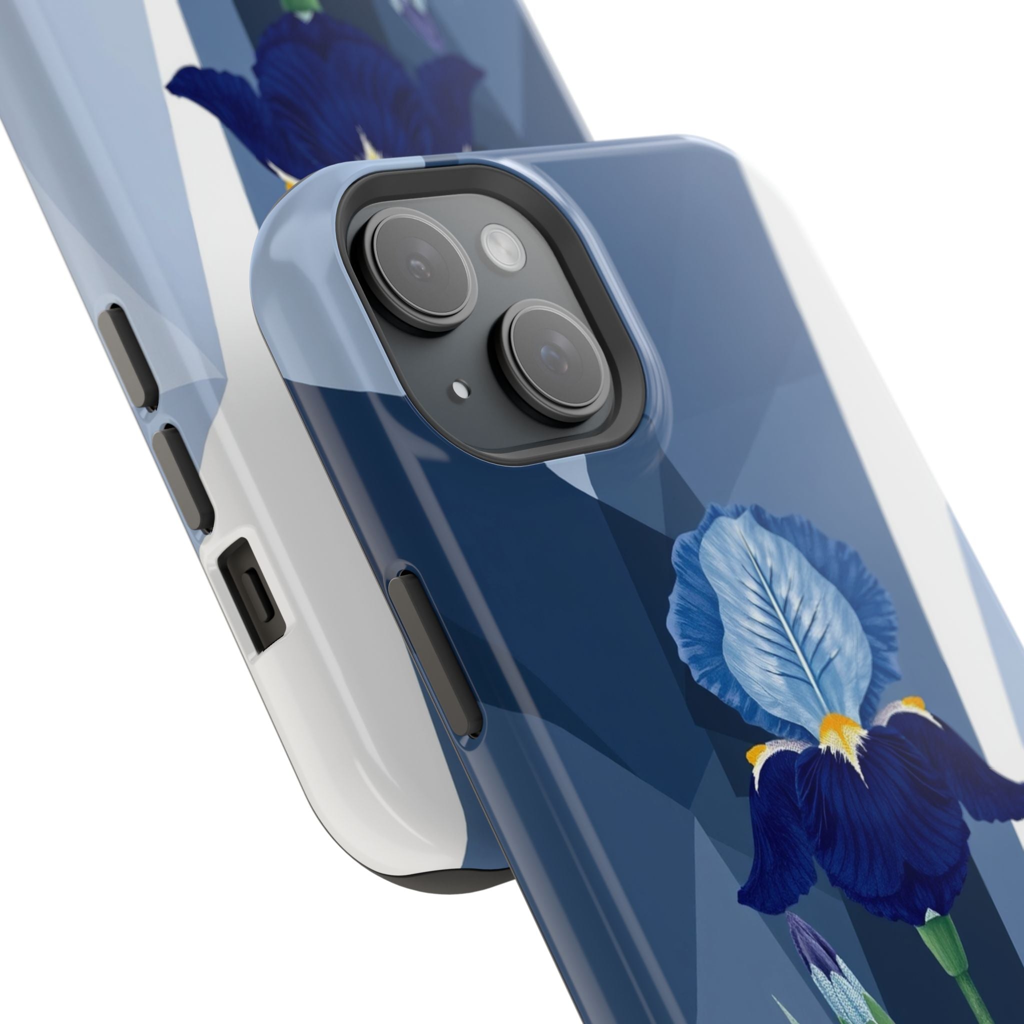 iPhone Earthy Iris Garden Design Bold Modern Everyday Snap Case · iPhone Case