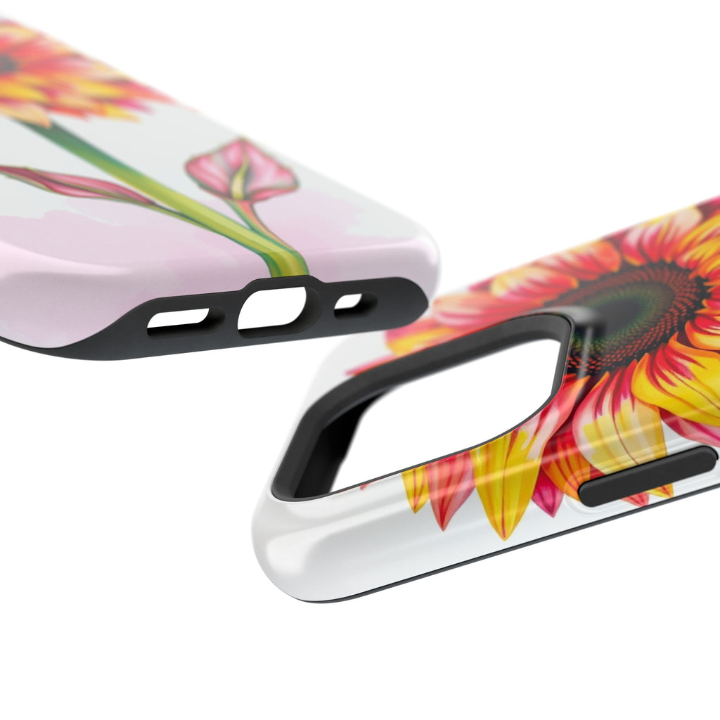 iPhone Sunflower Pop Vibrant Watercolor Slim Snap Case · iPhone Case
