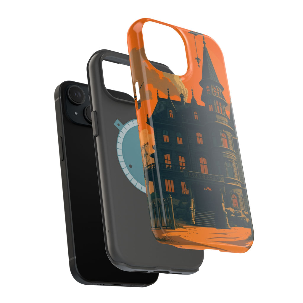 iPhone Vibrant Haunted Mansion Design Slim Everyday Designer Case · iPhone Case