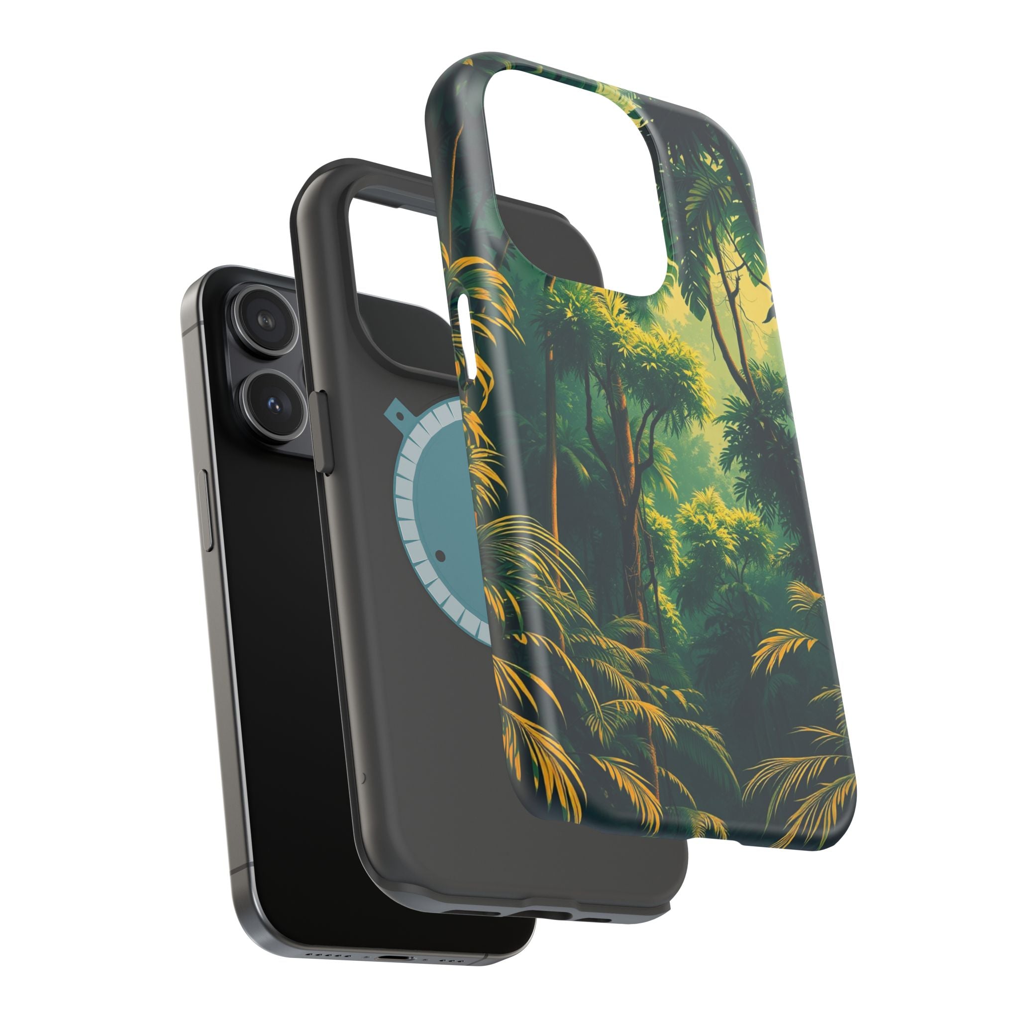 iPhone Rainforest Canopy Vintage Retro Poster Slim iPhone Everyday · iPhone Case
