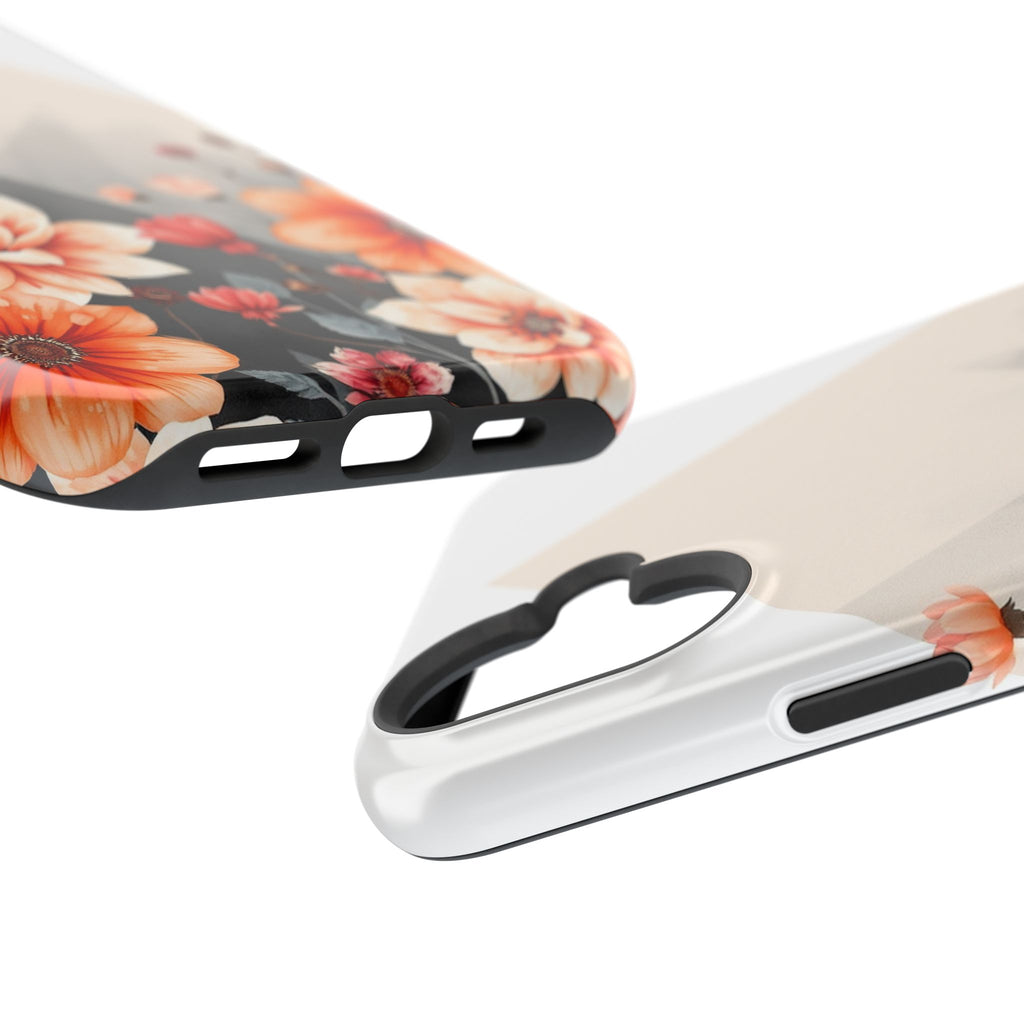 iPhone Floral Geometric Vibrant Design Slim Snap Case · iPhone Case