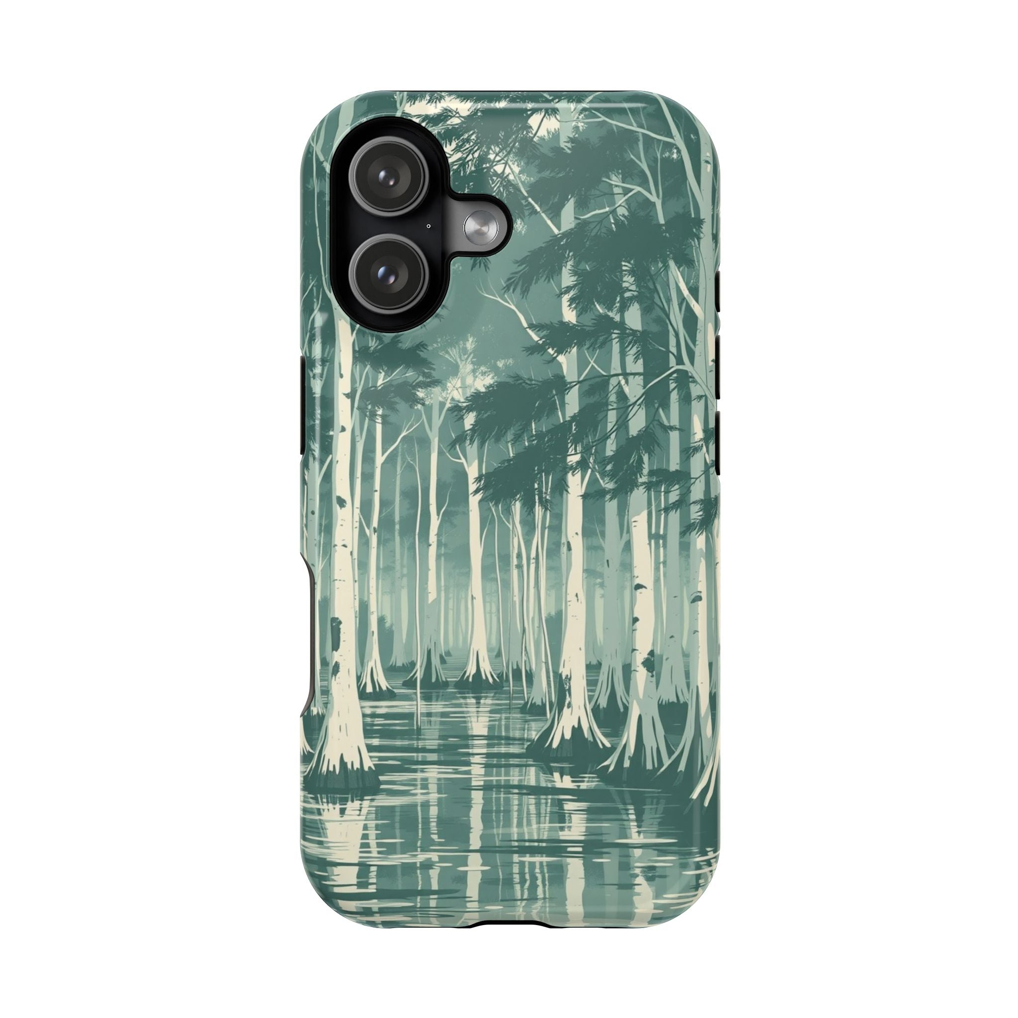 iPhone Earthy Cypress Swamp Design 19 Slim Everyday Designer Case · iPhone Case