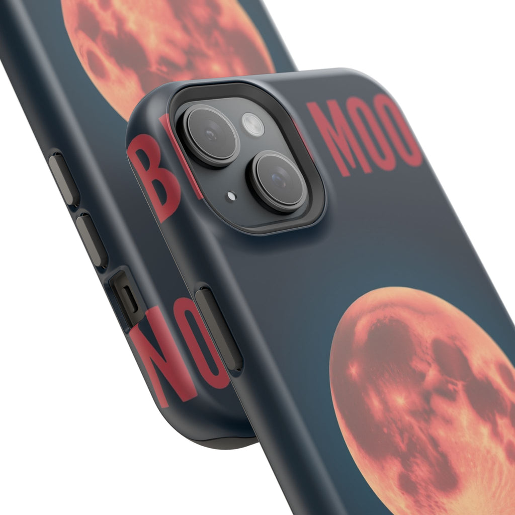 iPhone Blood Moon Rise Vintage Retro Poster Slim Everyday Designer Case · iPhone