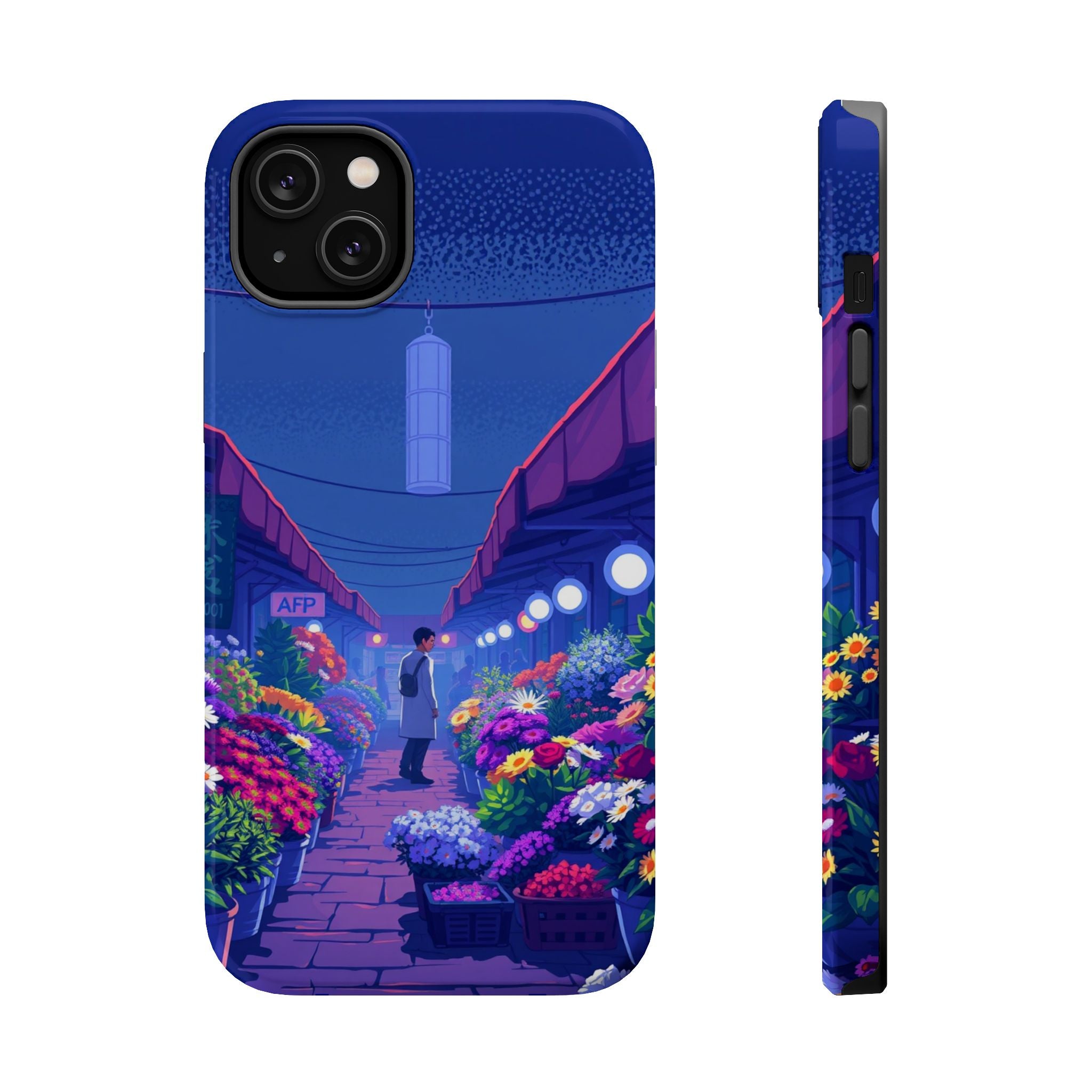 iPhone Flower Market Electric Art Bold Modern Everyday Snap Case · iPhone Case