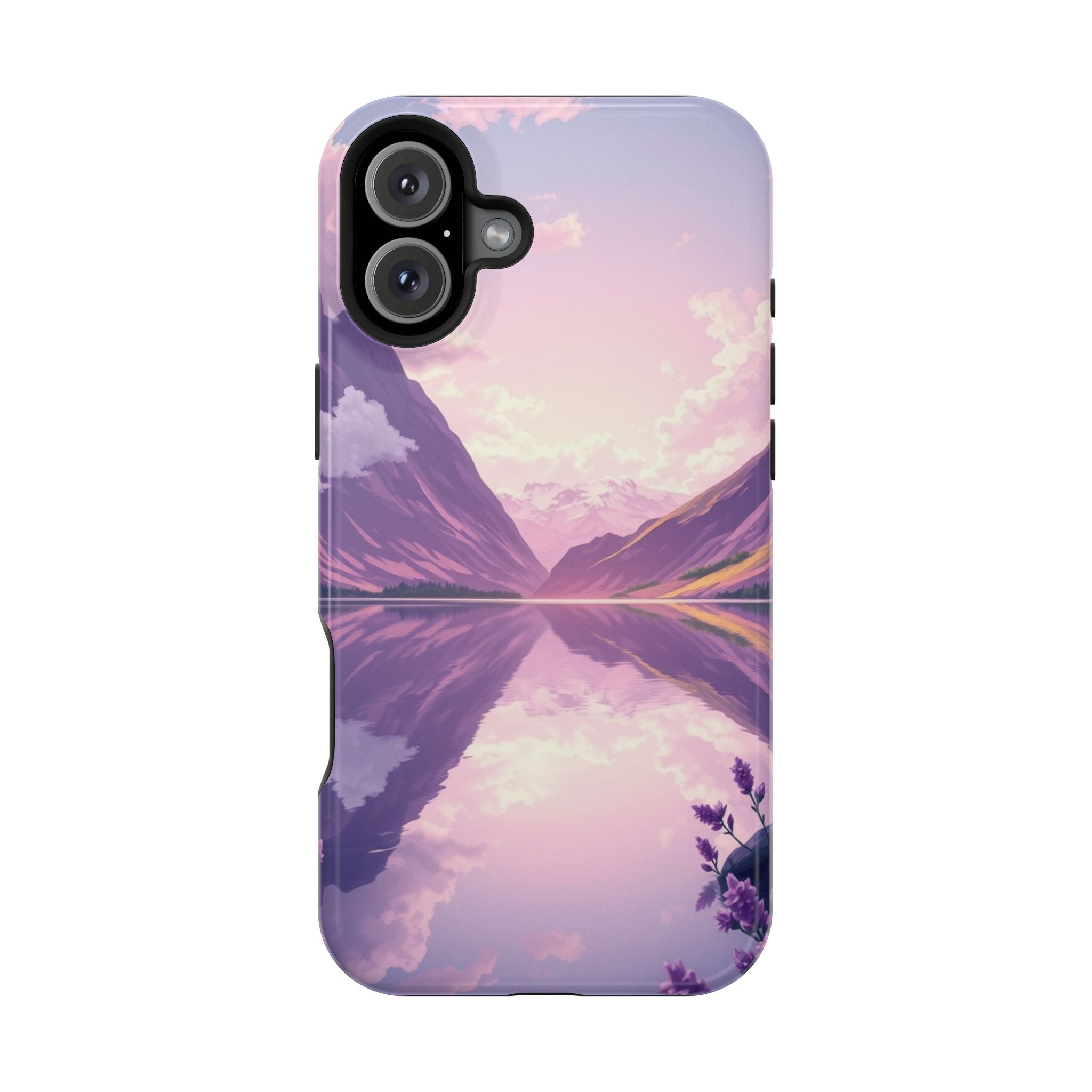 iPhone Lavender And Pearl Fjord Reflection Slim iPhone Everyday · iPhone Case