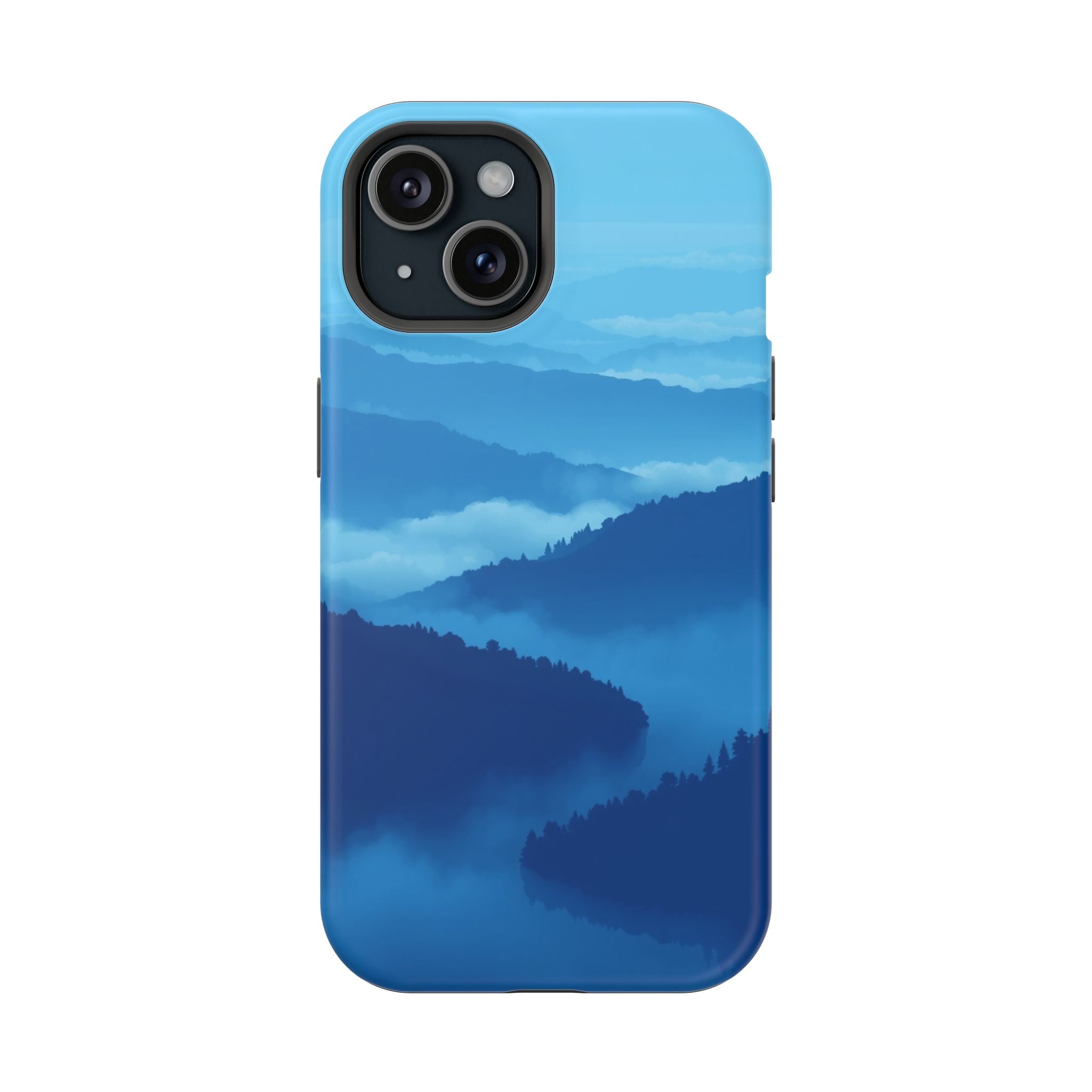 iPhone Fog Rolling Over Hills Pixel Art -Bit Slim iPhone Everyday · iPhone Case