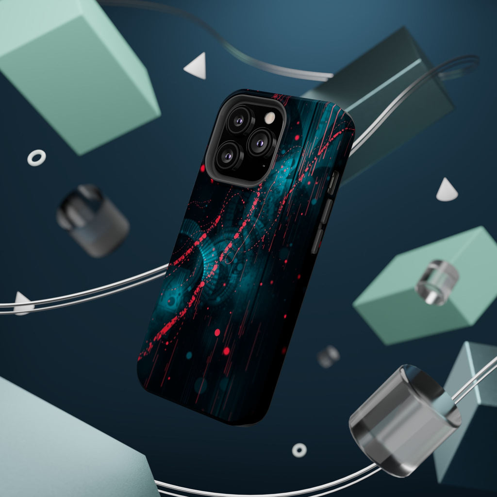 iPhone Digital Noise Cinematic Art Bold Modern Everyday Snap Case · iPhone Case