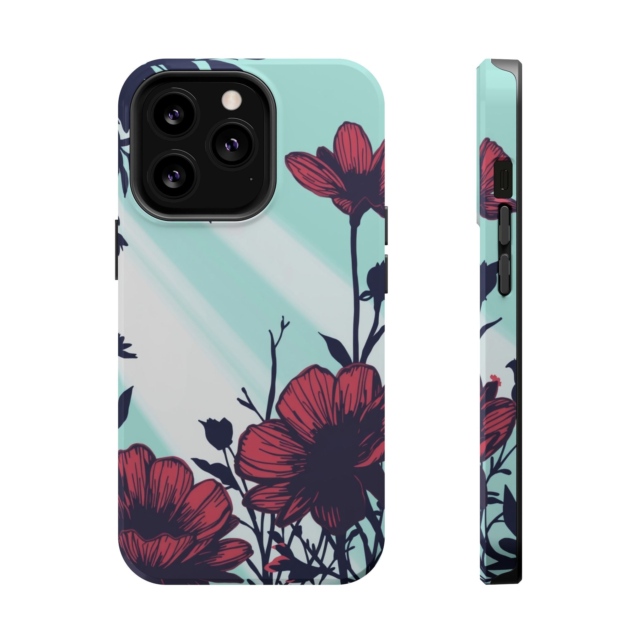 iPhone Floral Silhouette Cinematic Art Slim Everyday Designer Case · iPhone Case