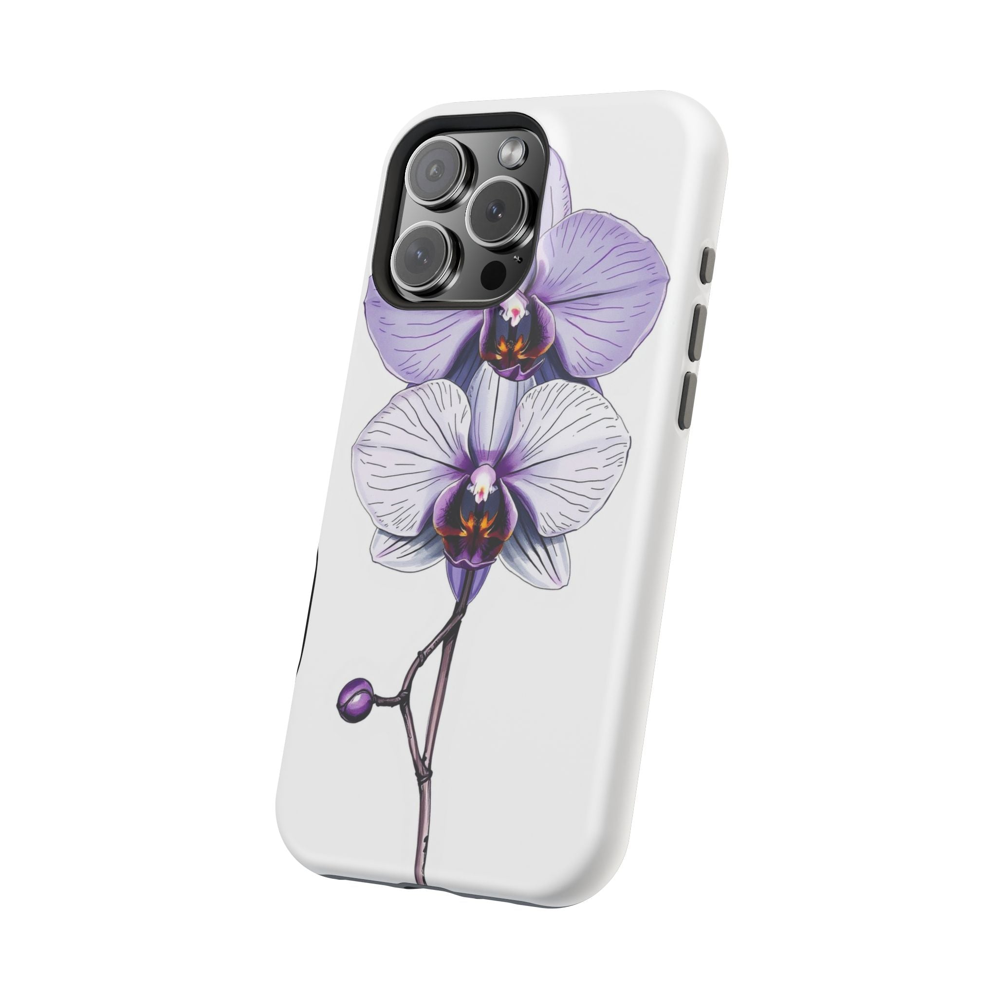 iPhone Orchid Study Hand-Drawn Sketch Slim Everyday Designer Case · iPhone Case