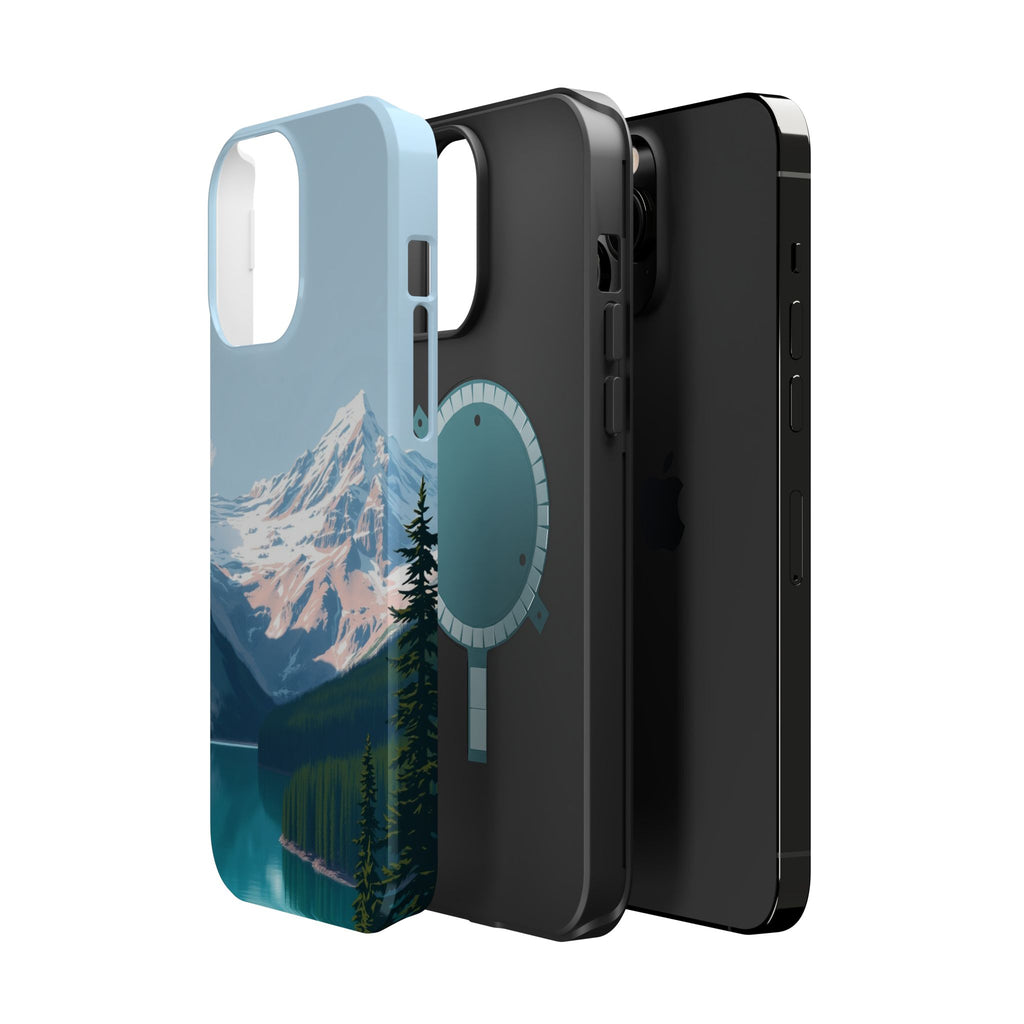 iPhone Serene Glacier Lake Design Bold Modern Everyday Snap Case · iPhone Case