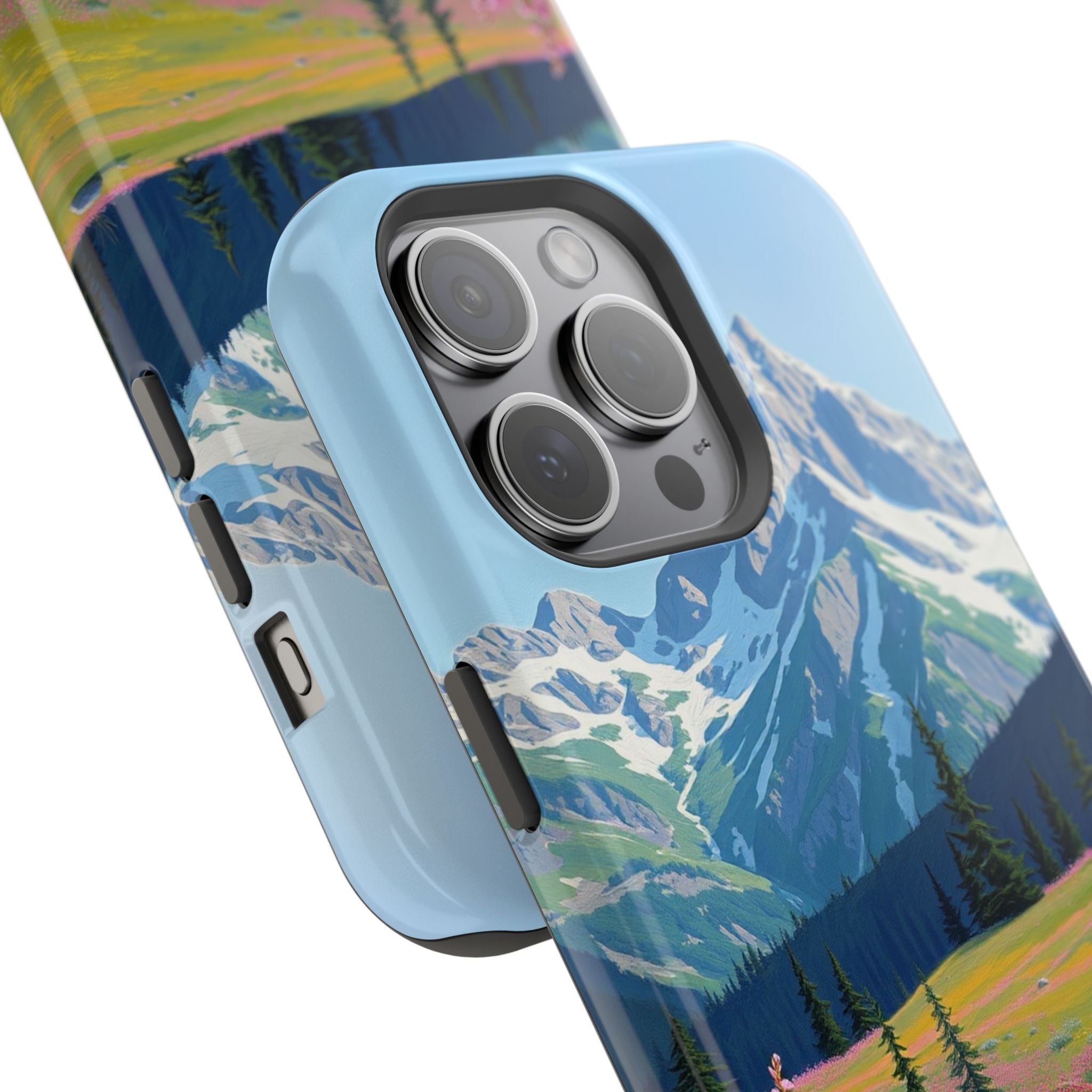 iPhone Earthy Alpine Meadow Design Bold Modern Everyday Snap Case · iPhone Case