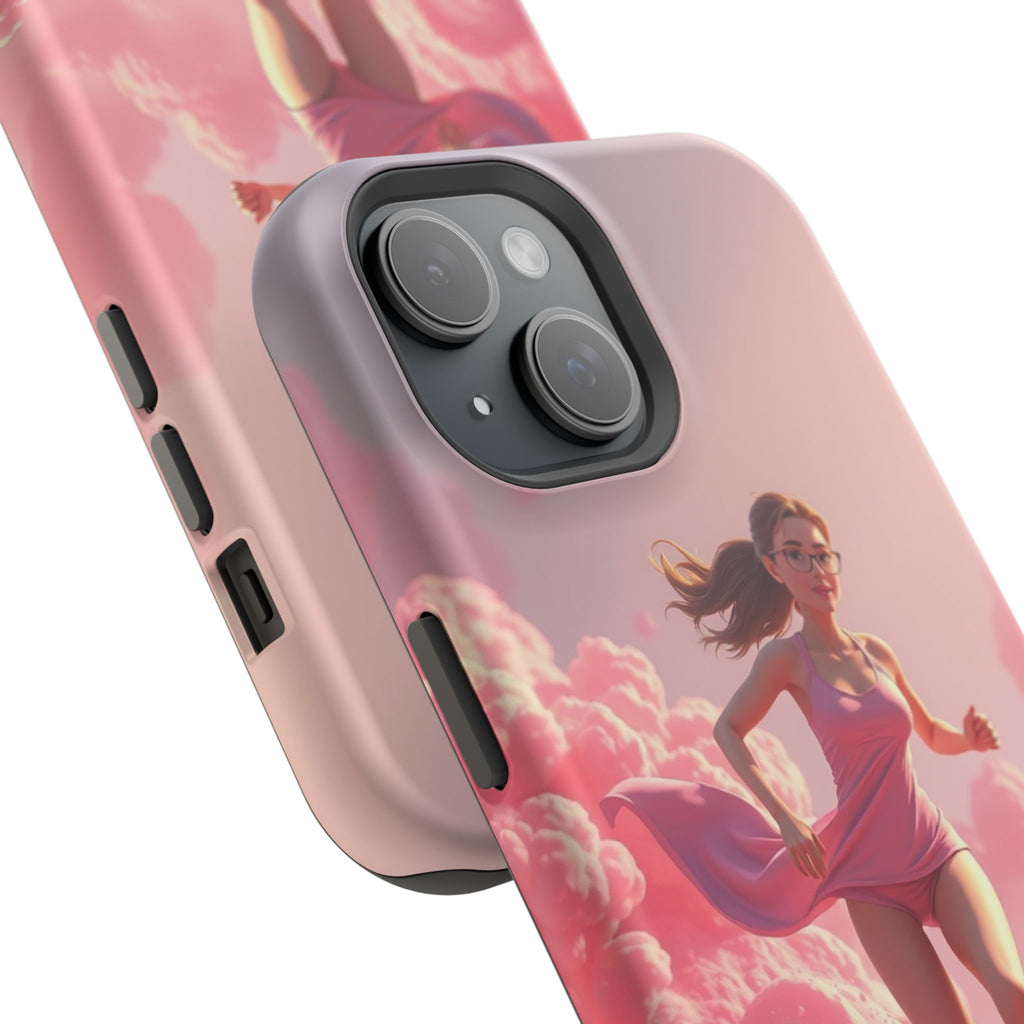 iPhone on Fumes 3D Digital Bold Modern Everyday Snap Case · iPhone Case