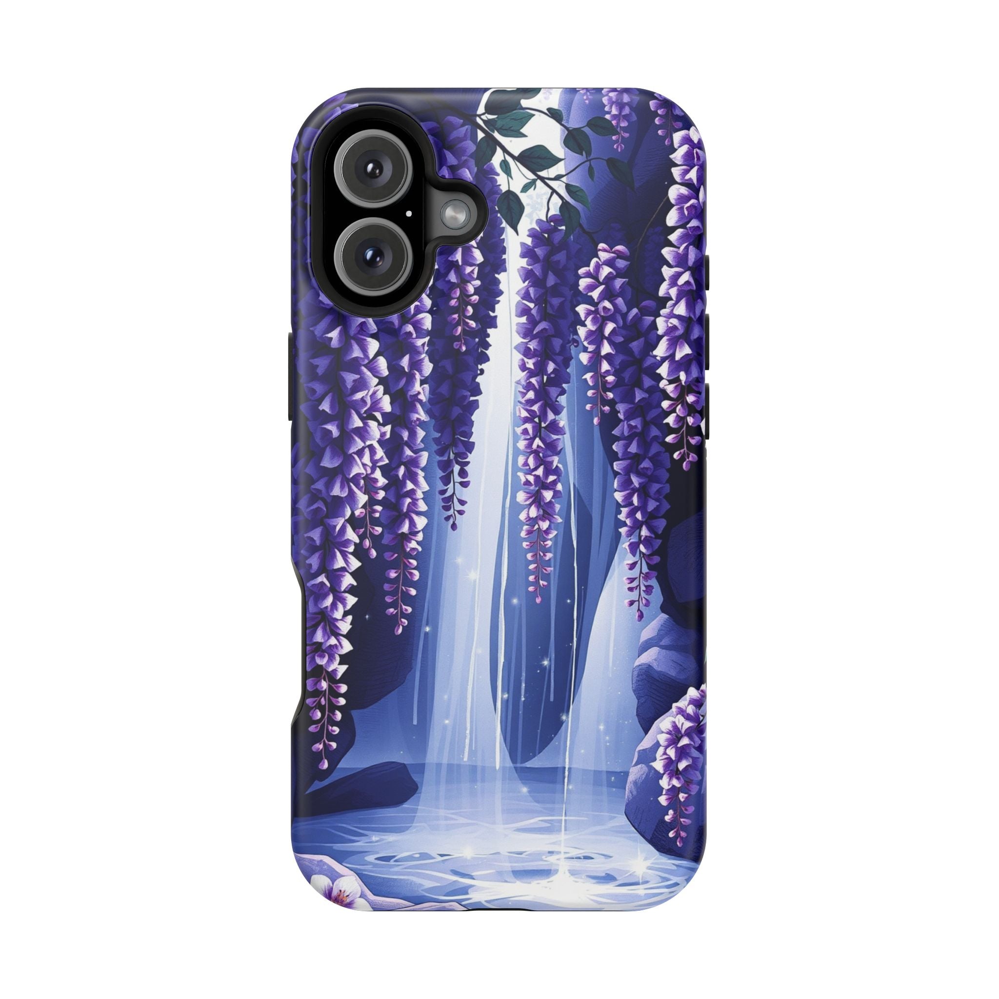 iPhone Wisteria Cascade Serene Design Slim Snap Case Ga · iPhone Case