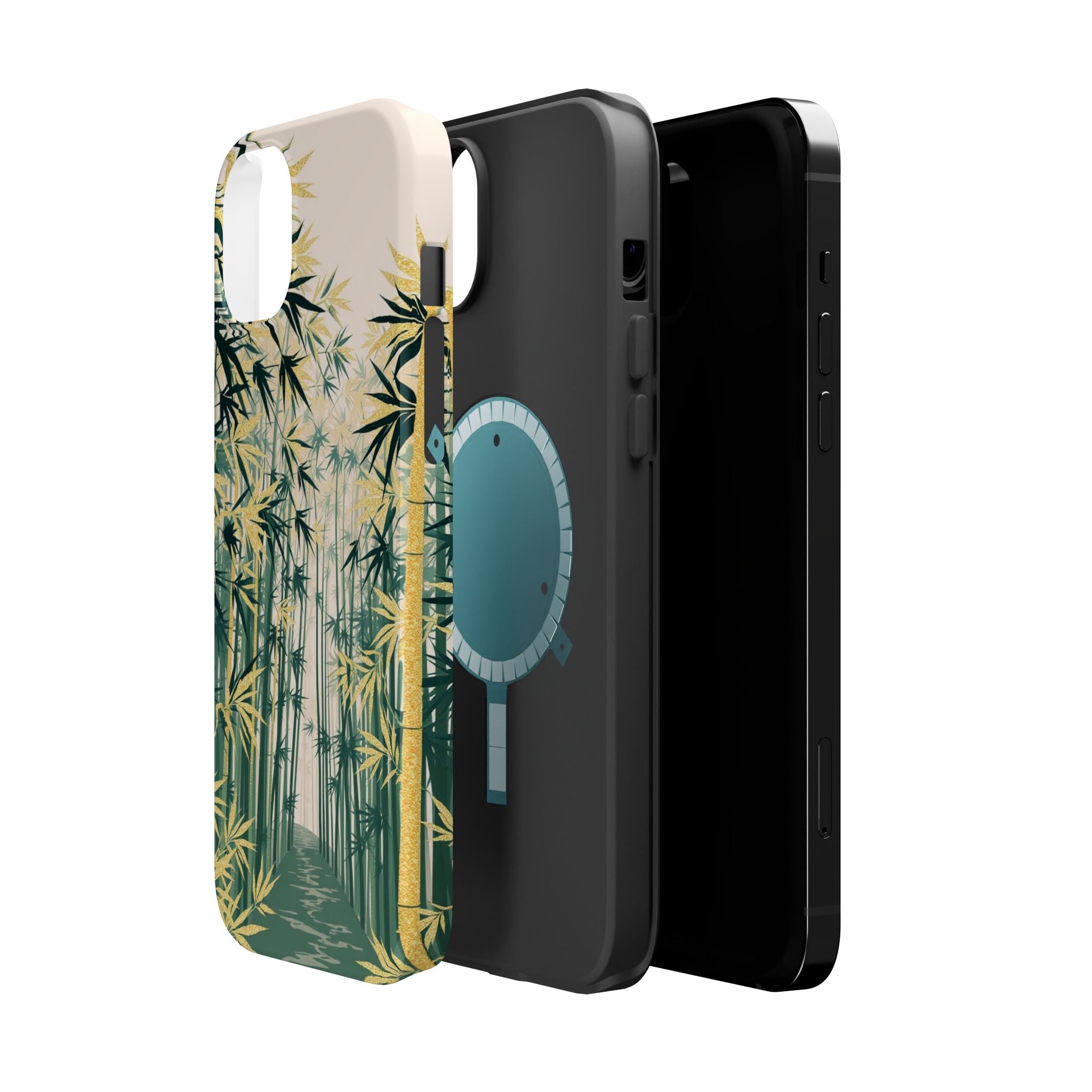 iPhone Serene Bamboo Grove Design Bold Modern Everyday Snap Case · iPhone Case