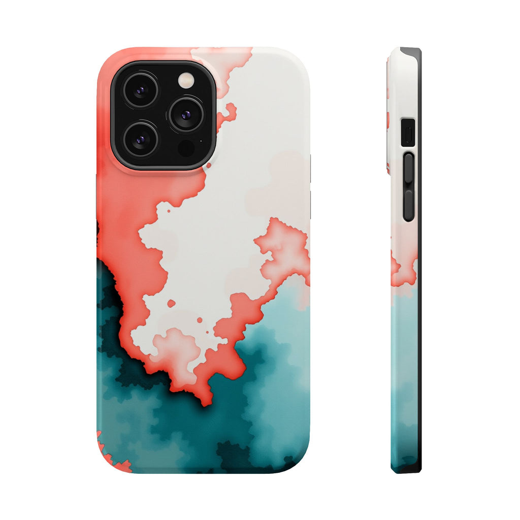 iPhone Watercolor Wash Dark Gothic Ink Slim Everyday Designer Case · iPhone Case