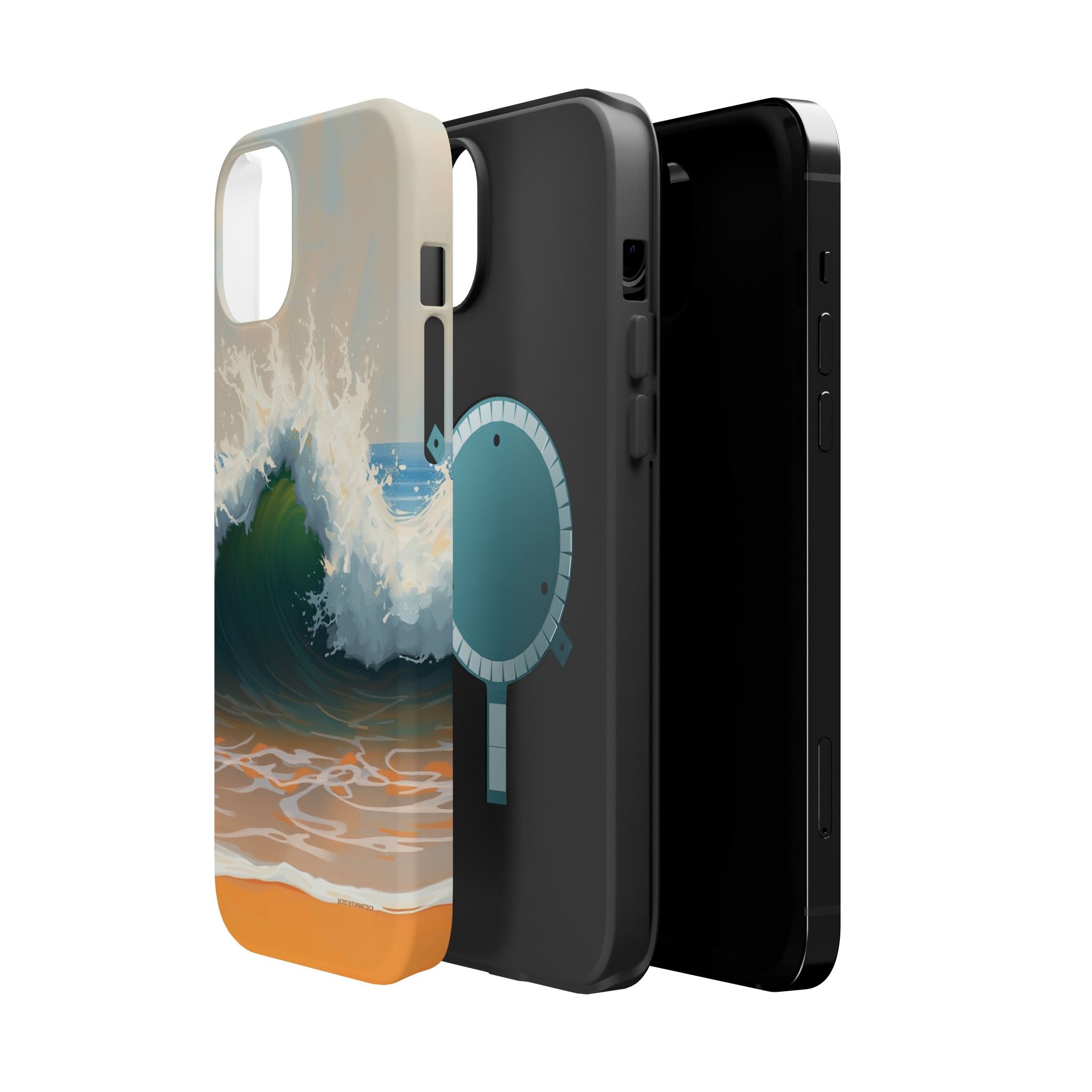 iPhone Radiant Ocean Wave Crash Design Slim Everyday Designer Case · iPhone Case