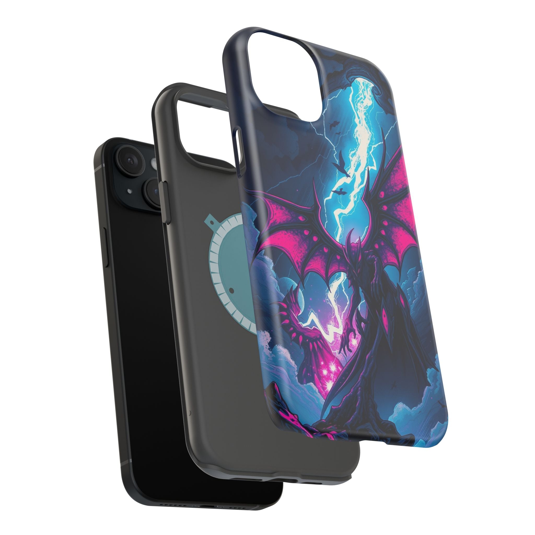 iPhone Radiant Hatching Storm Design Slim Everyday Designer Case · iPhone Case