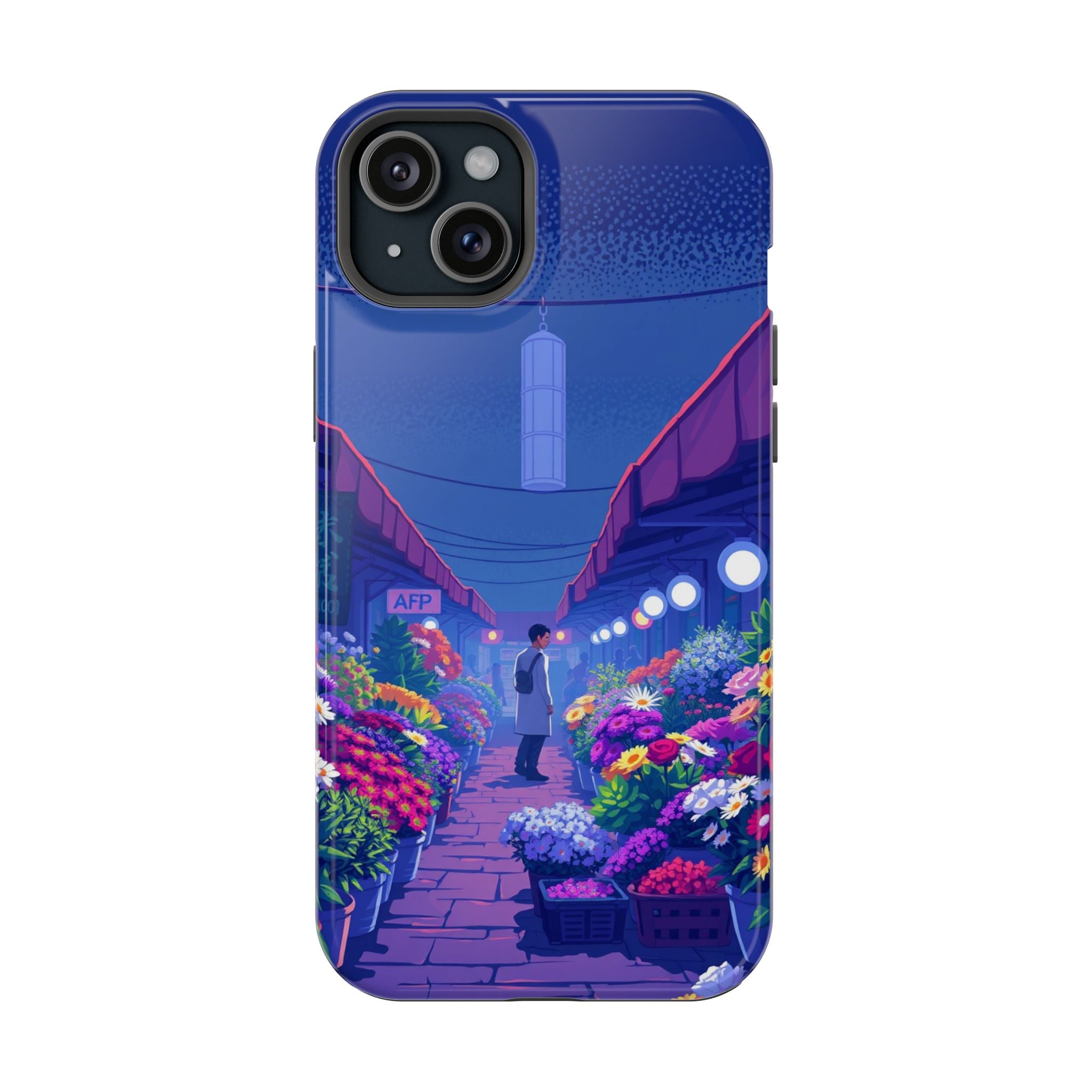 iPhone Flower Market Electric Art Bold Modern Everyday Snap Case · iPhone Case