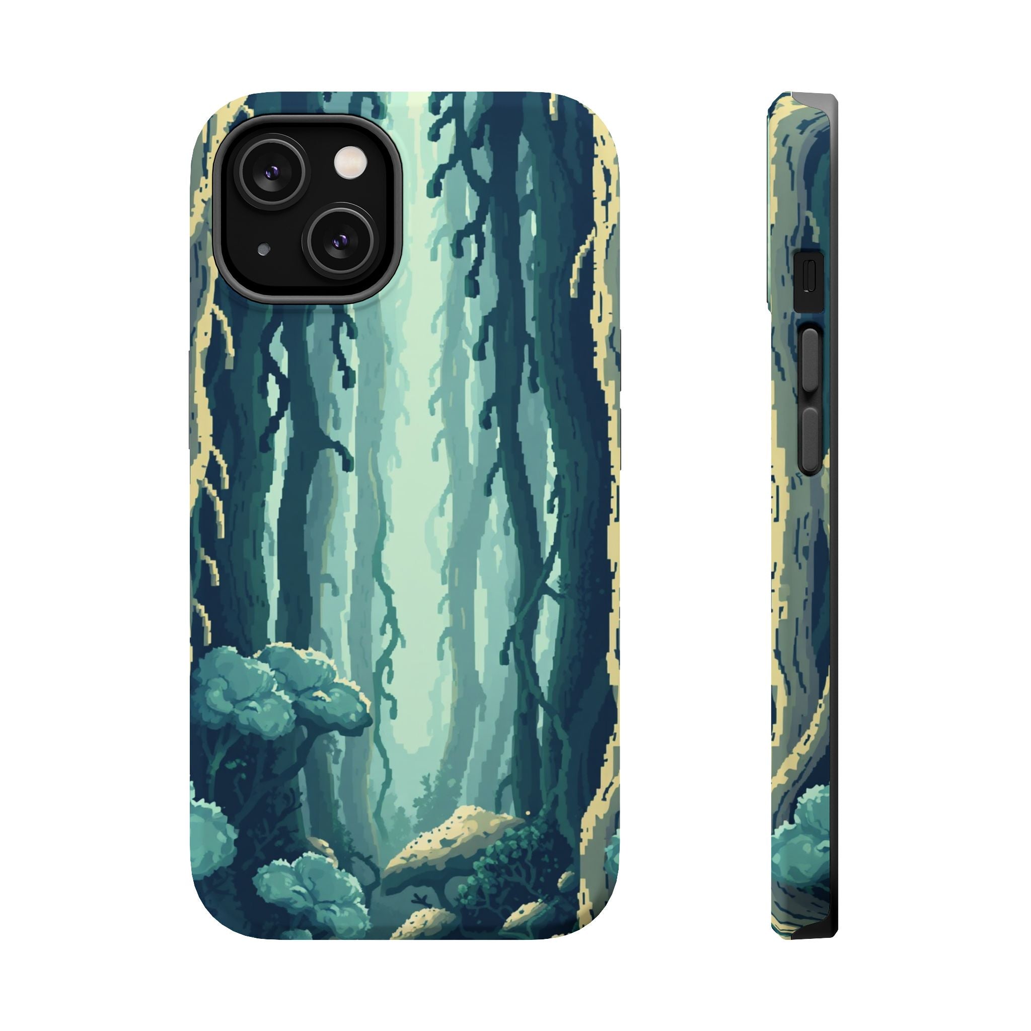iPhone Kelp Forest Pixel Art -Bit Bold Modern Everyday Snap Case · iPhone Case