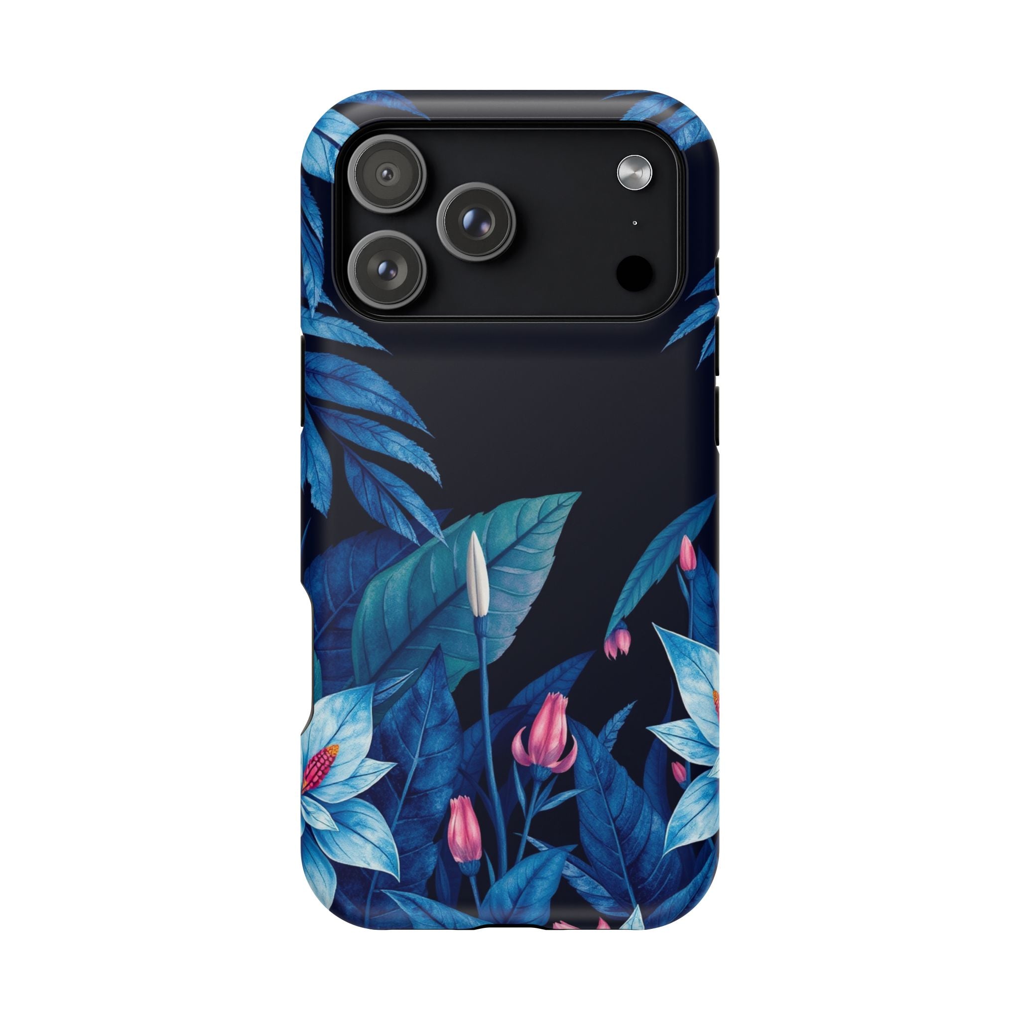 iPhone Serene Jungle Floral Design Clean Minimal Snap Cas Slim Snap Case · iPhon