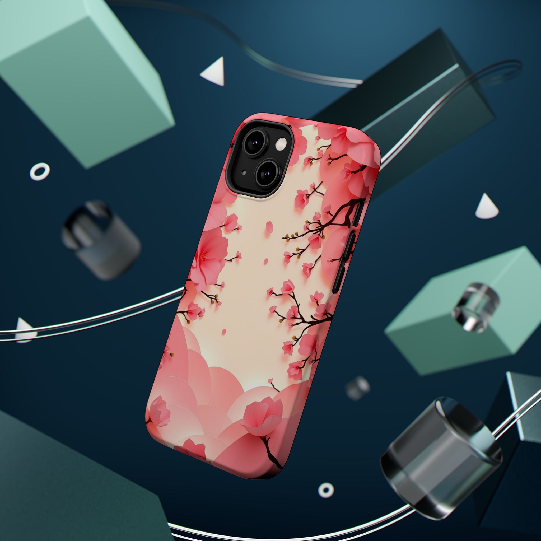 iPhone Petal Storm Electric Art 12 Bold Modern Everyday Snap Case · iPhone Case
