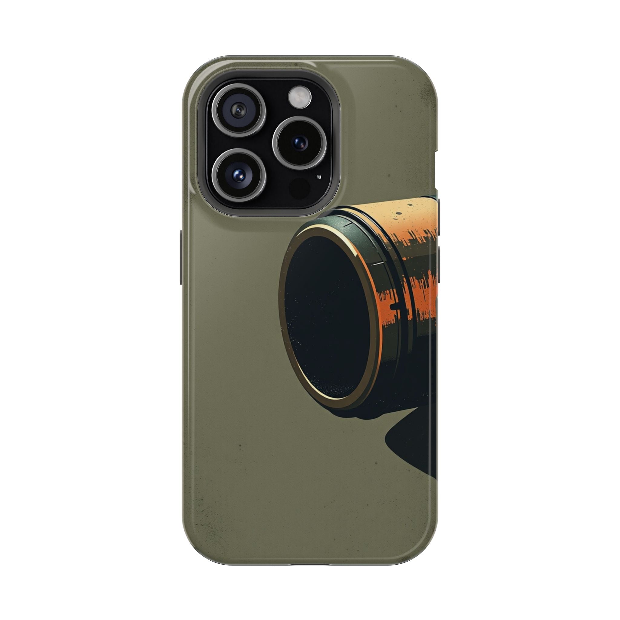 iPhone Charcoal And Copper Vintage Postcard Slim Everyday Designer Case · iPhone