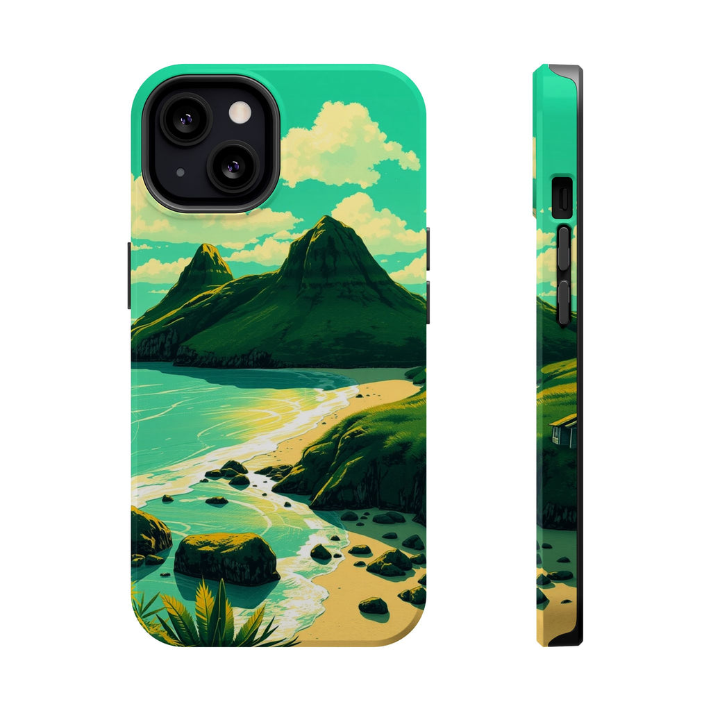 iPhone Hibiscus Coast Hand-Drawn Sketch Slim Everyday iPhone Designer · iPhone C