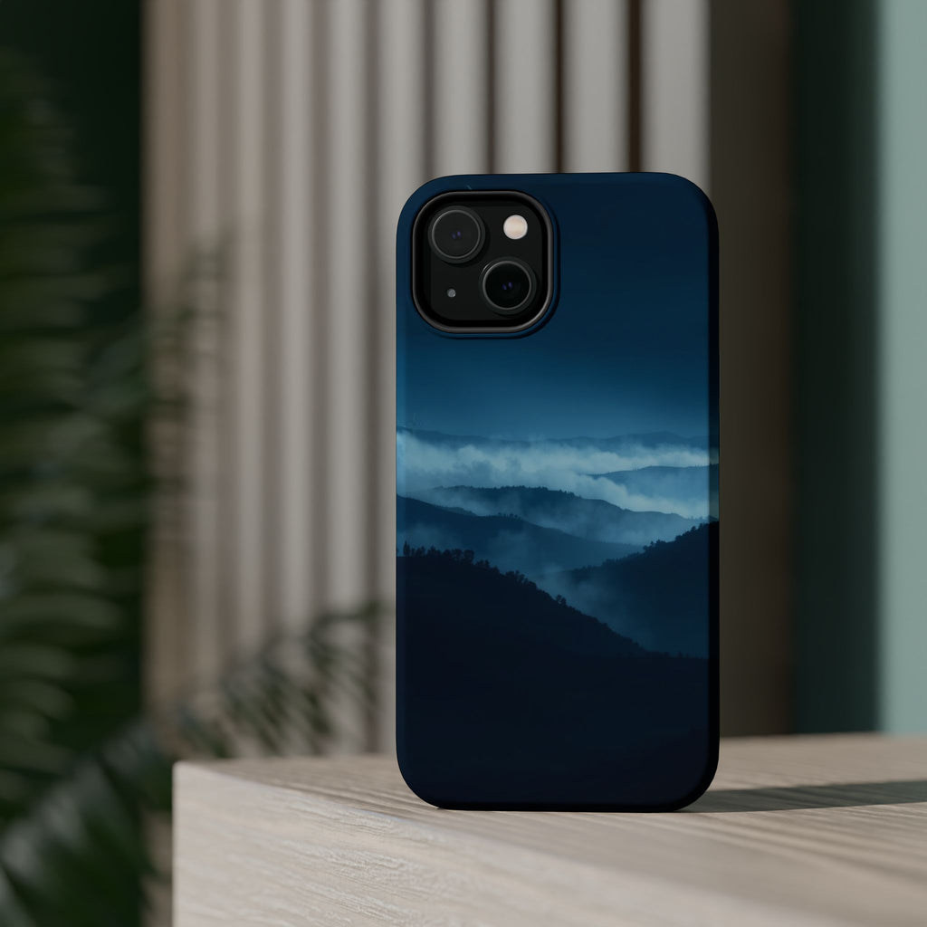 iPhone Earthy Fog Rolling Over Hills Design Slim iPhone Everyday · iPhone Case