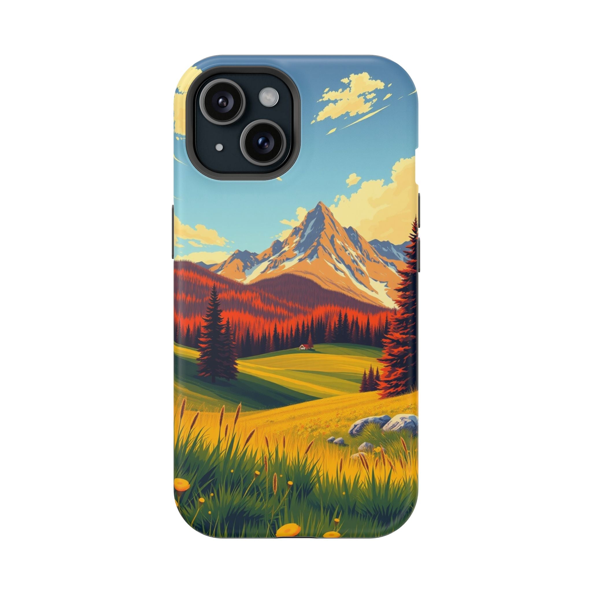 iPhone Radiant Alpine Meadow Design Slim Everyday Designer Case · iPhone Case