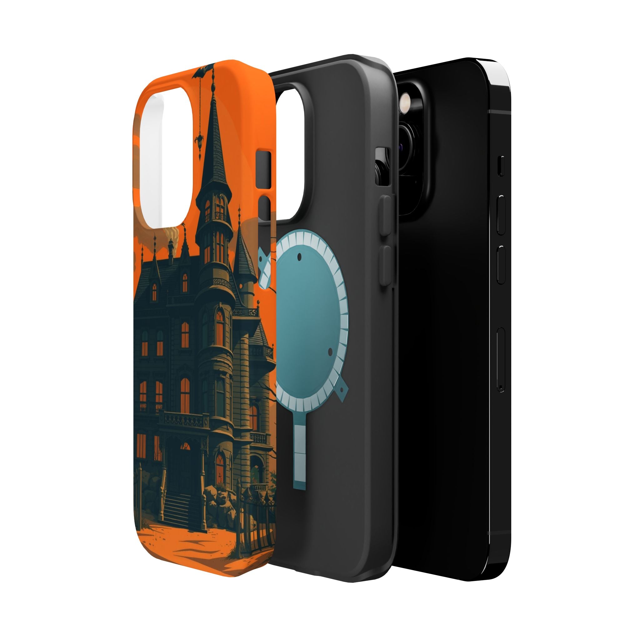 iPhone Vibrant Haunted Mansion Design Slim Everyday Designer Case · iPhone Case