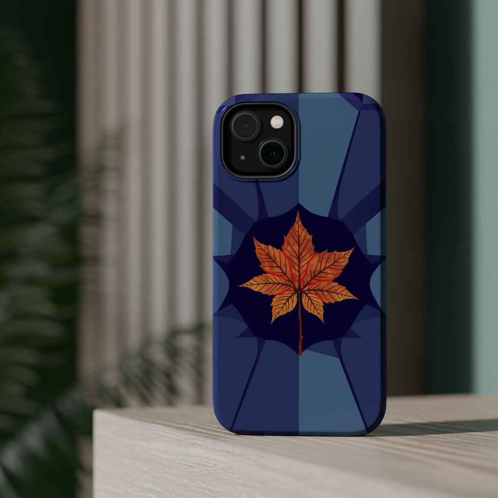 iPhone Autumn Maple Abstract Geometric Slim Everyday Designer Case · iPhone Case
