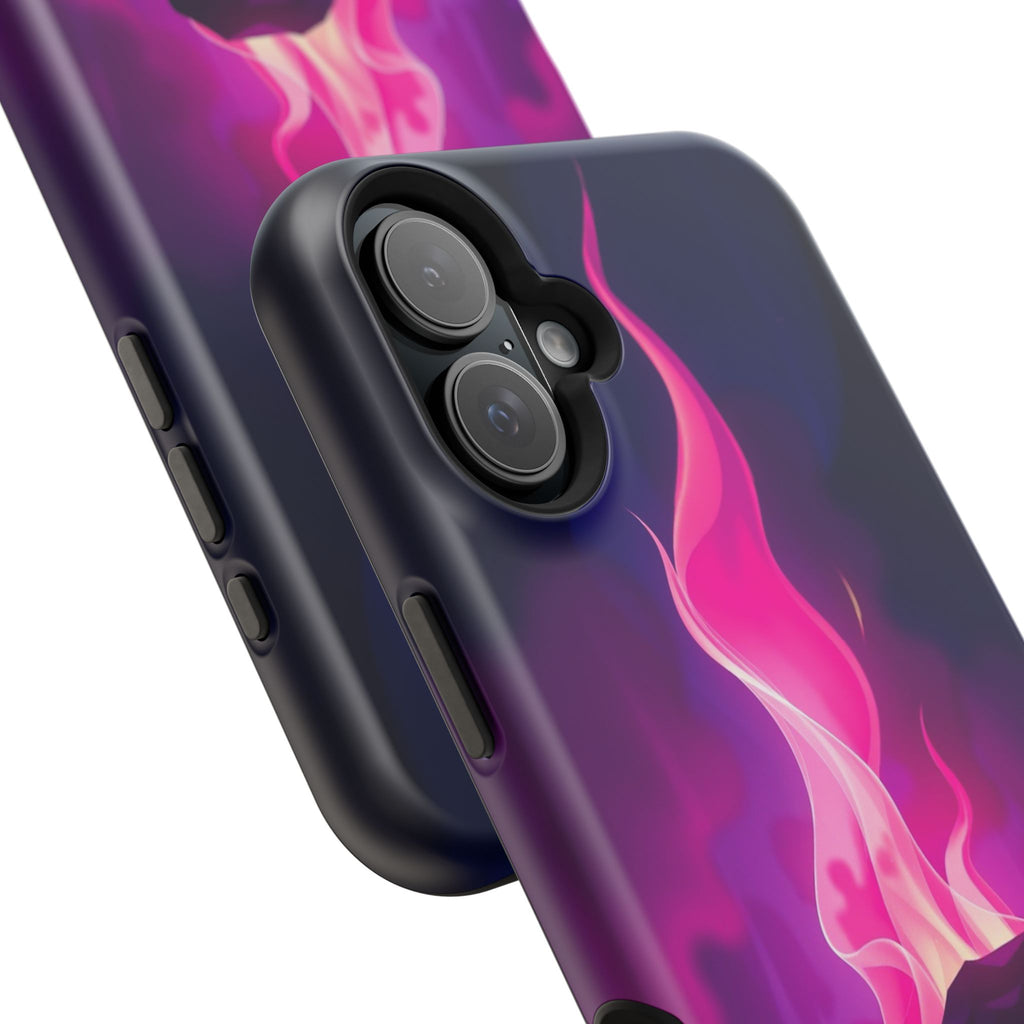 iPhone Cyan And Magenta Wildfire Glow Slim Everyday Designer Case · iPhone Case