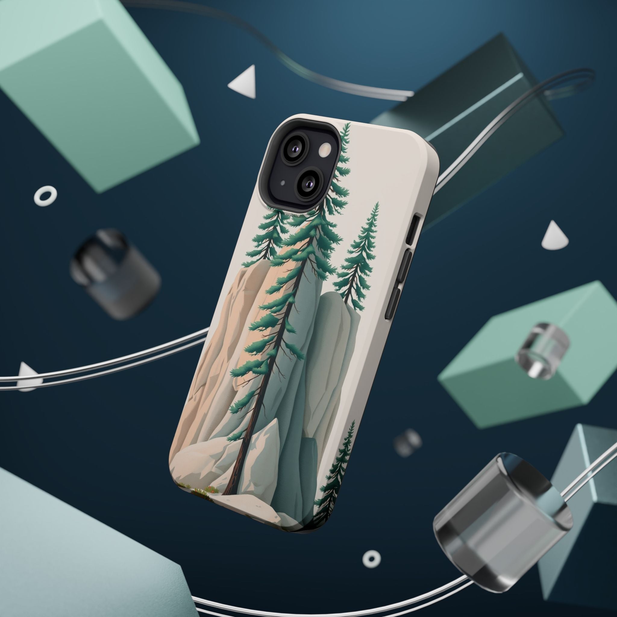 iPhone Pine Ridge Electric Art 17 Bold Modern Everyday Snap Case · iPhone Case