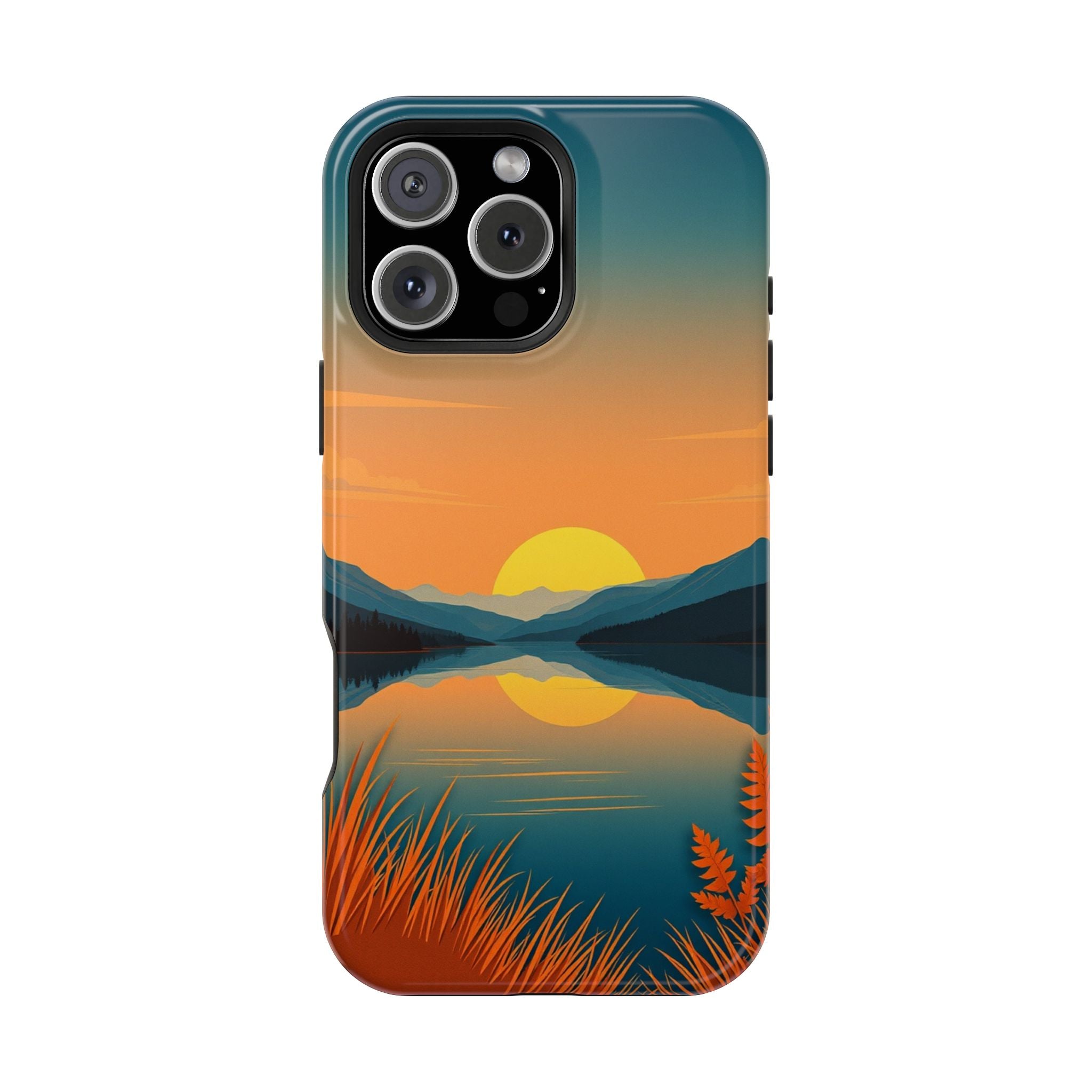 iPhone Lake at Twilight Cinematic Art Slim Everyday Designer Case · iPhone Case