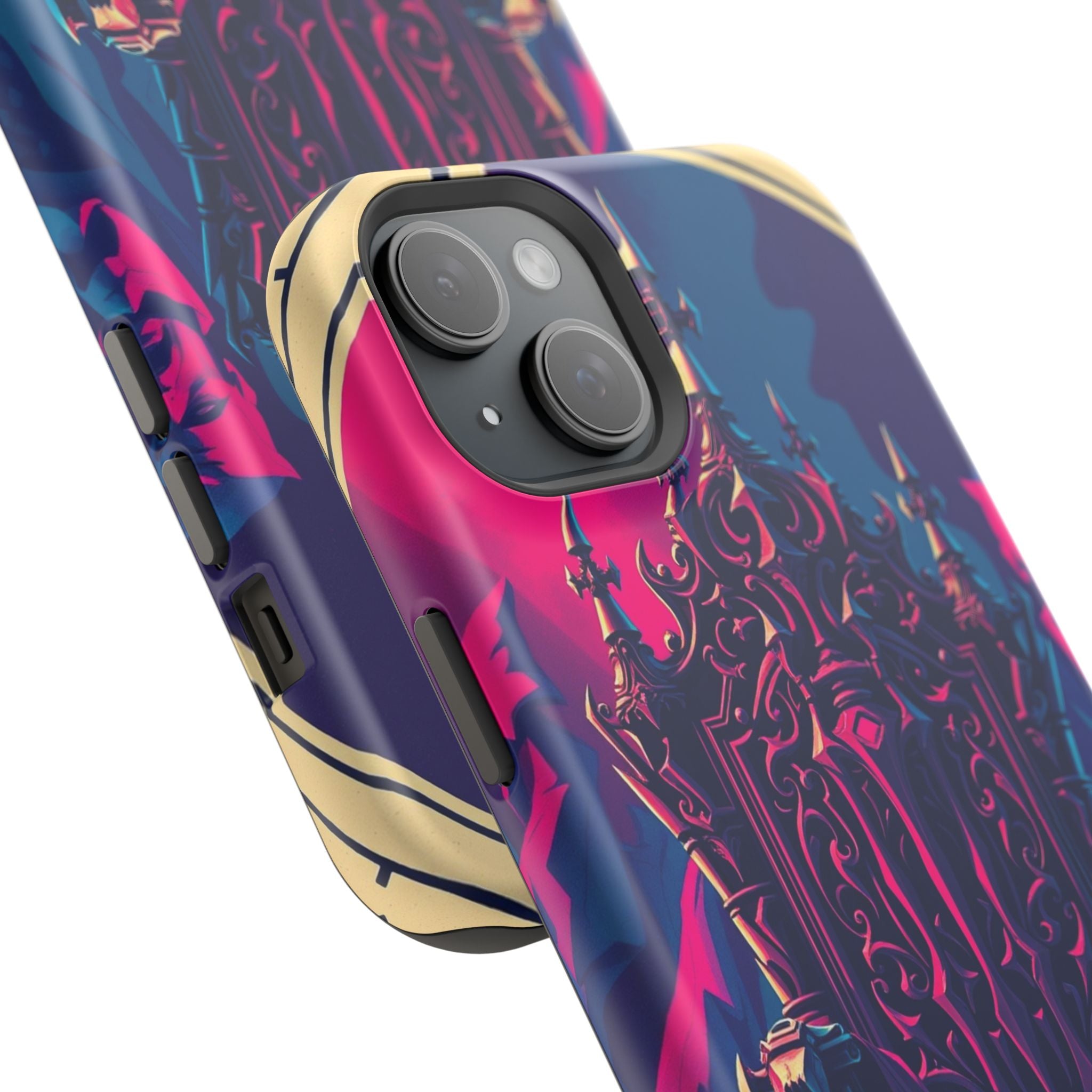 iPhone Lich King Throne Vintage Retro Poster Slim Everyday Designer Case · iPhon