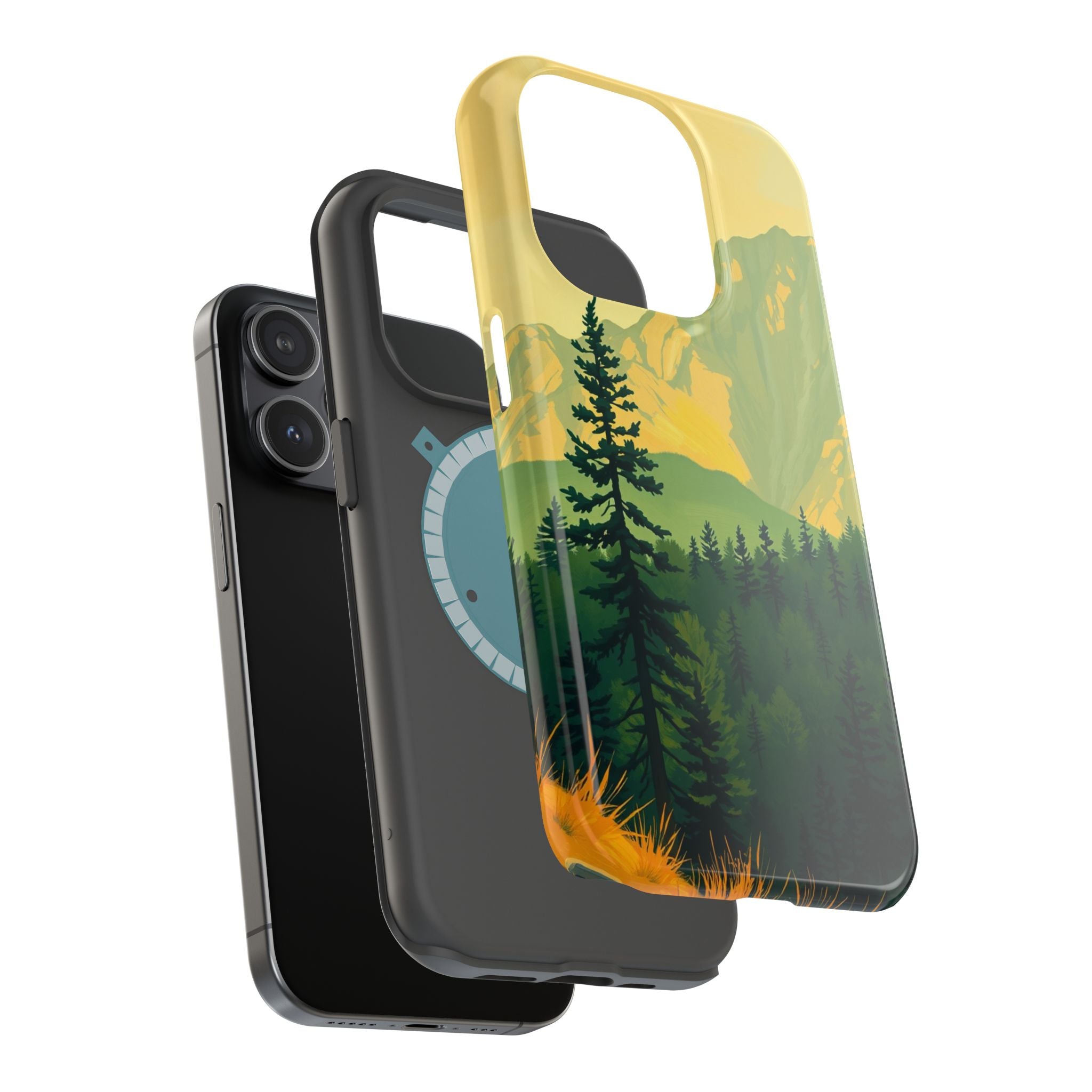 iPhone Pine Ridge Oil Painting Impressionist Slim iPhone Everyday · iPhone Case