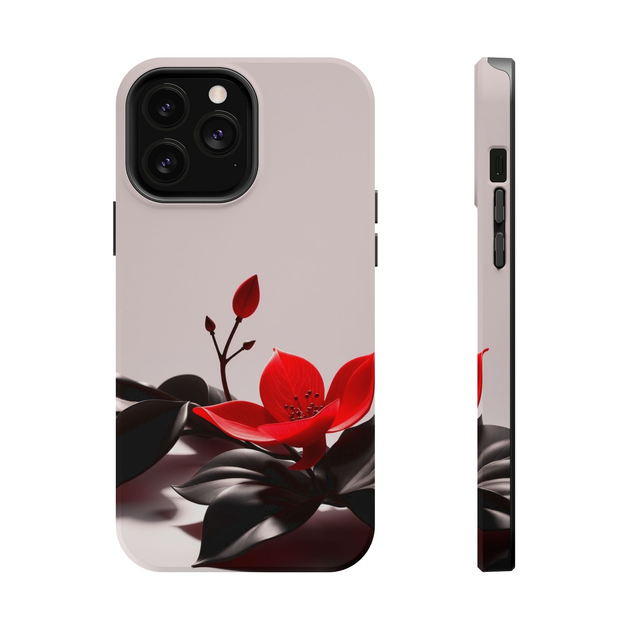 iPhone Radiant Bloom and Leaf Design Slim Everyday Designer Case · iPhone Case