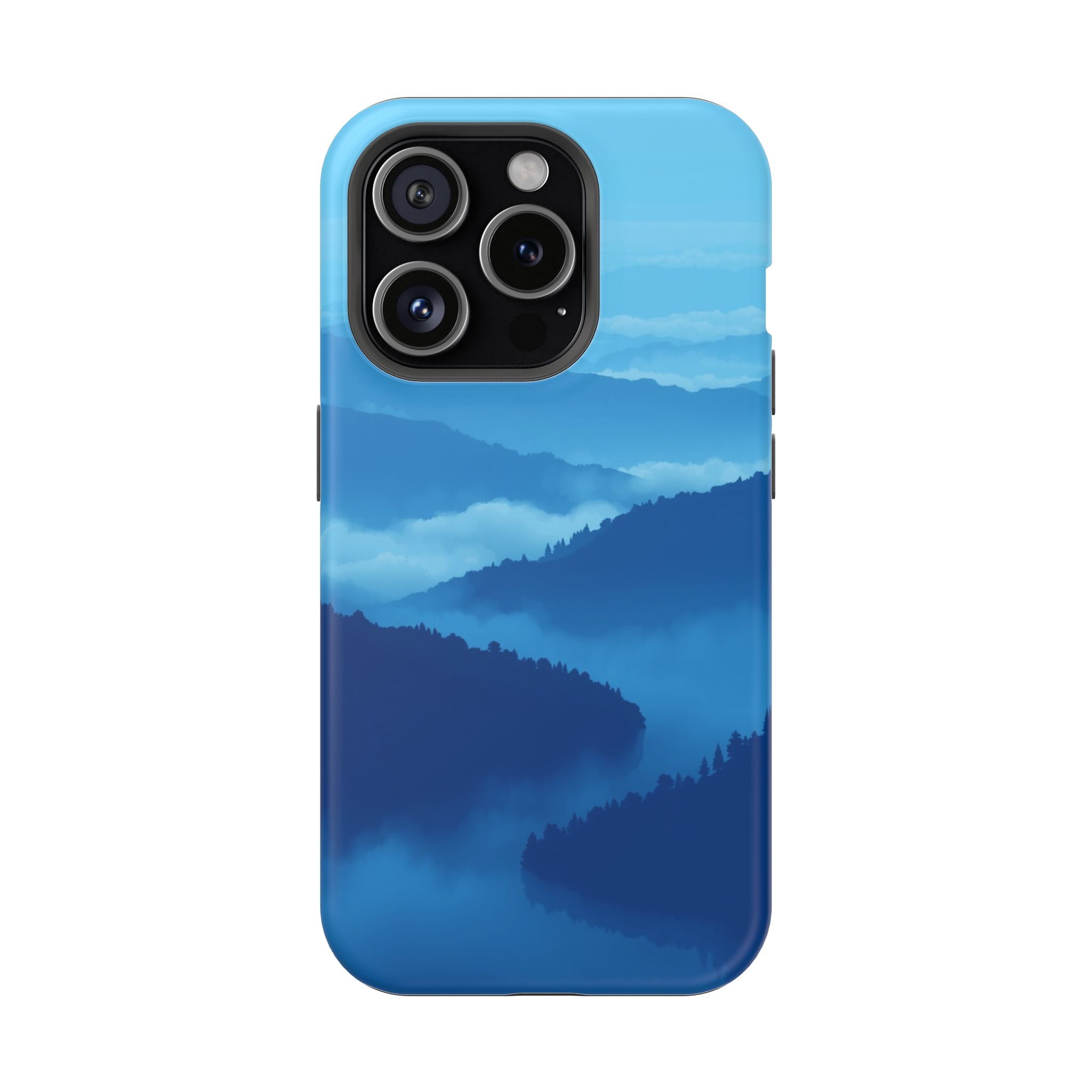 iPhone Fog Rolling Over Hills Pixel Art -Bit Slim iPhone Everyday · iPhone Case
