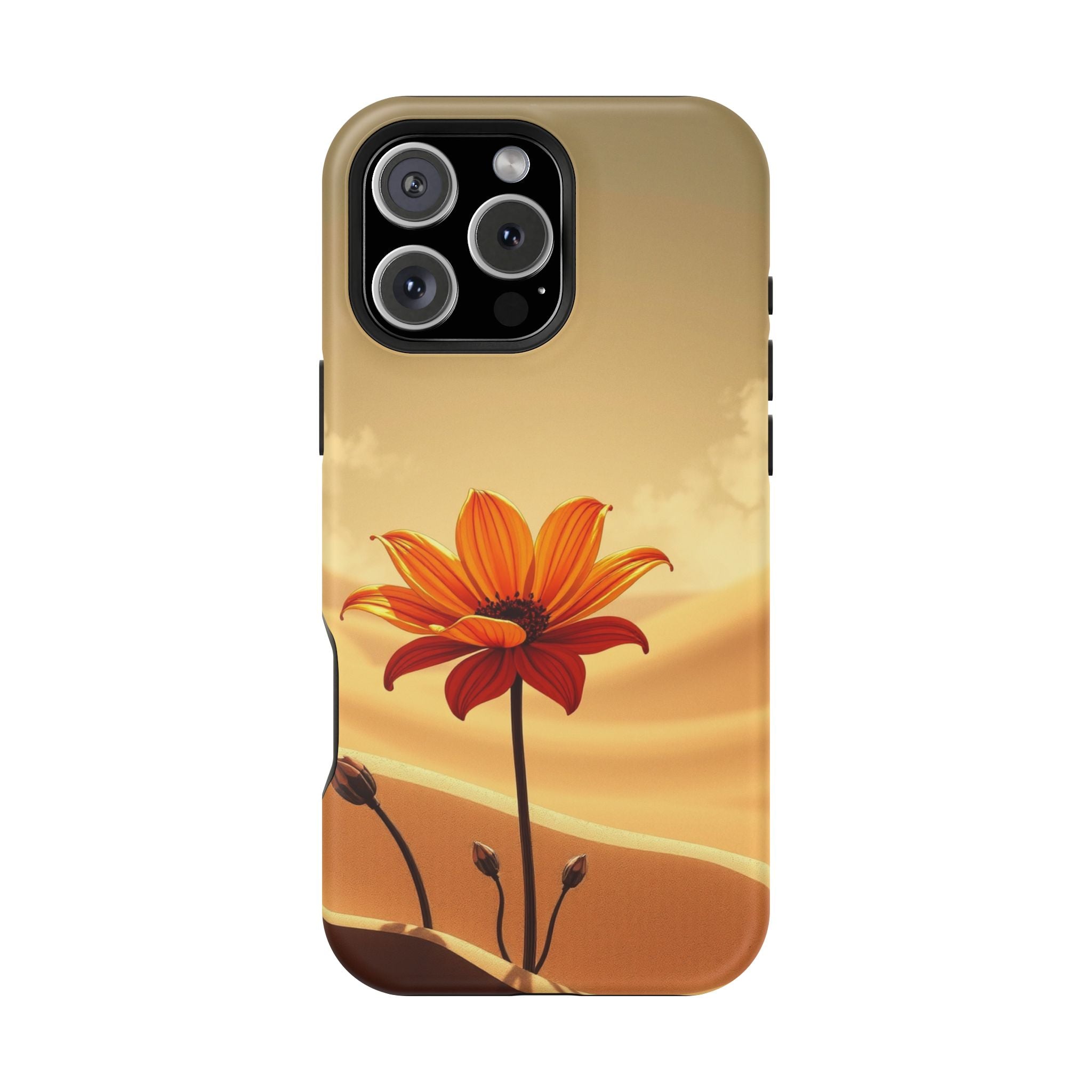 iPhone Neon Floral Dark Gothic Ink Bold Modern Everyday Snap Case · iPhone Case