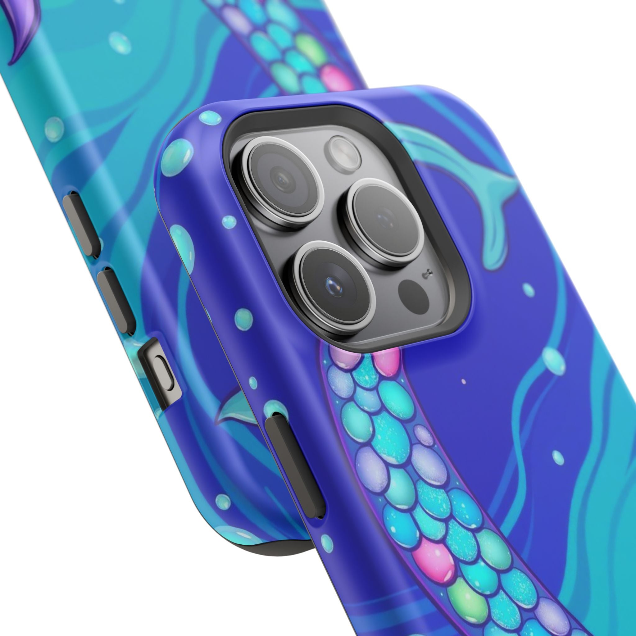 iPhone Mermaid Tail Swirl Kids Fun iPhone Phone Case Gift Artistic · iPhone Case