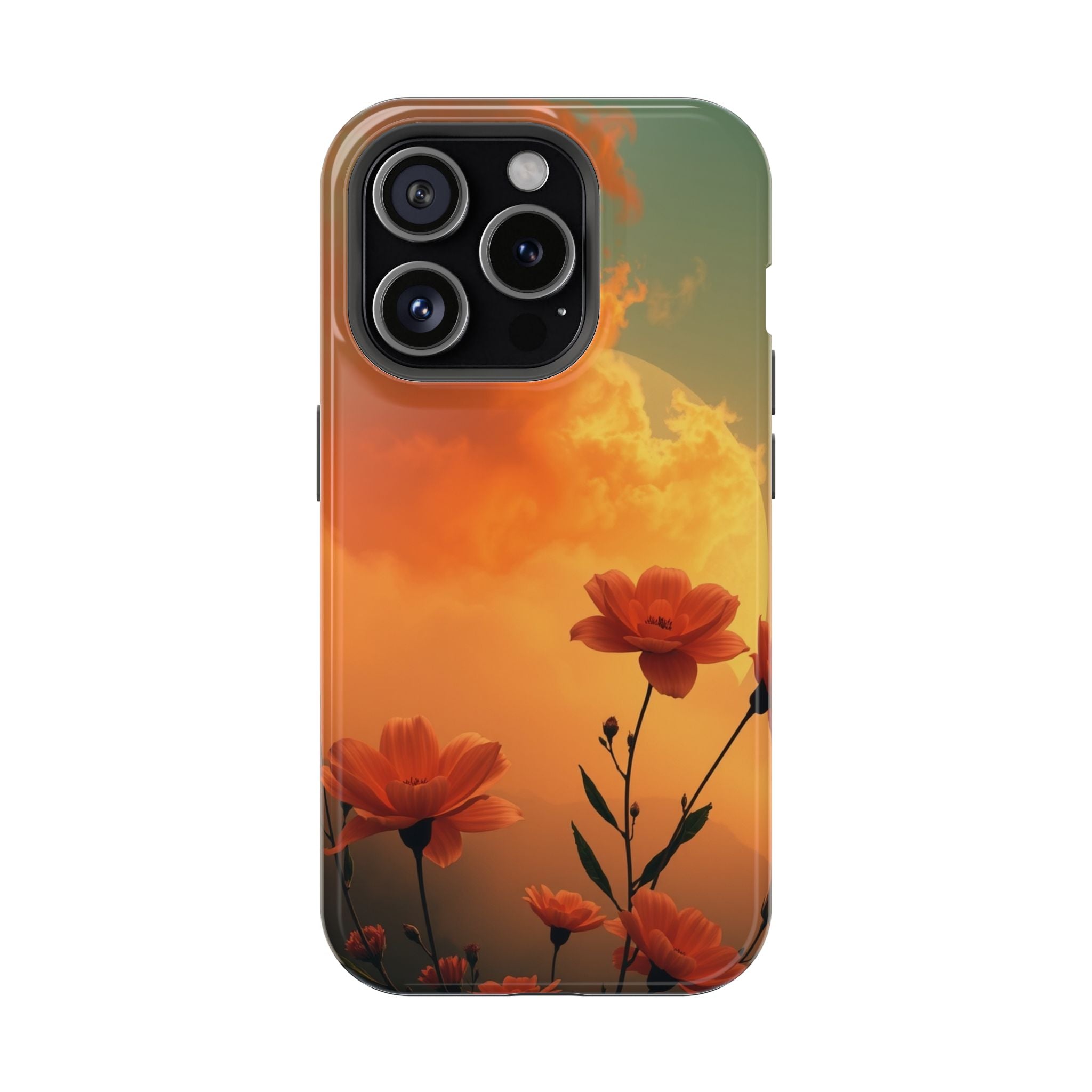 iPhone Floral Ombre Enchanted Art Bold Modern Everyday Snap Case · iPhone Case